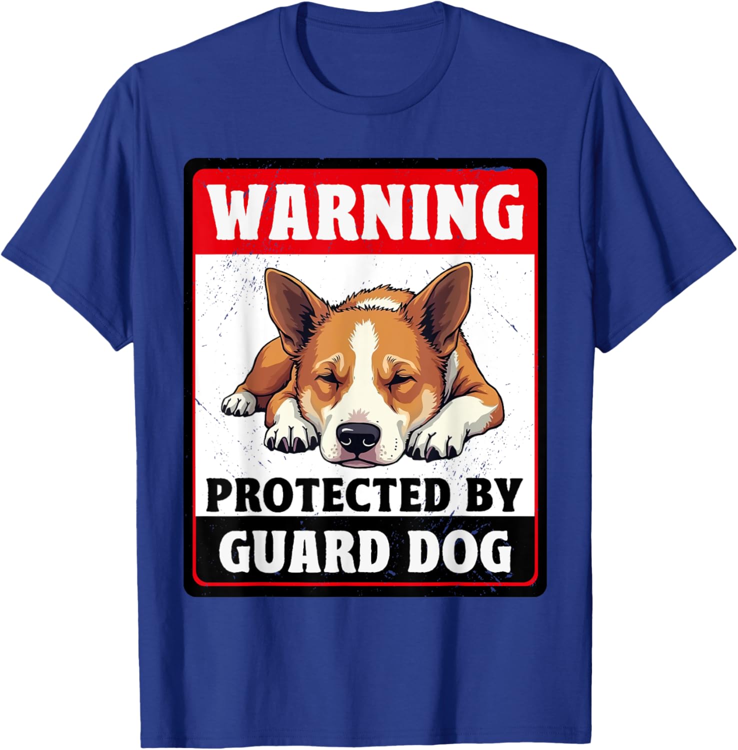 Warning Protected By Australian Cattle Guard Dog T-Shirt for Dog Lovers - 7