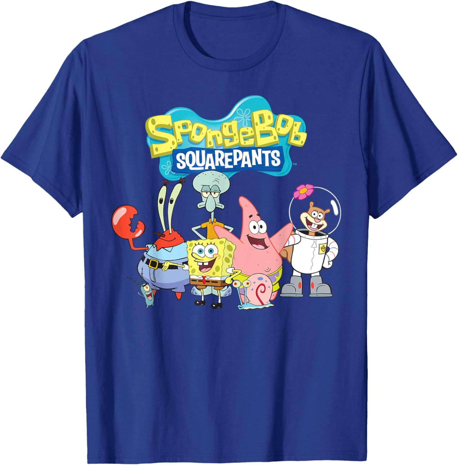 SpongeBob SquarePants Friends T-Shirt for Fun Loving Fans - 2