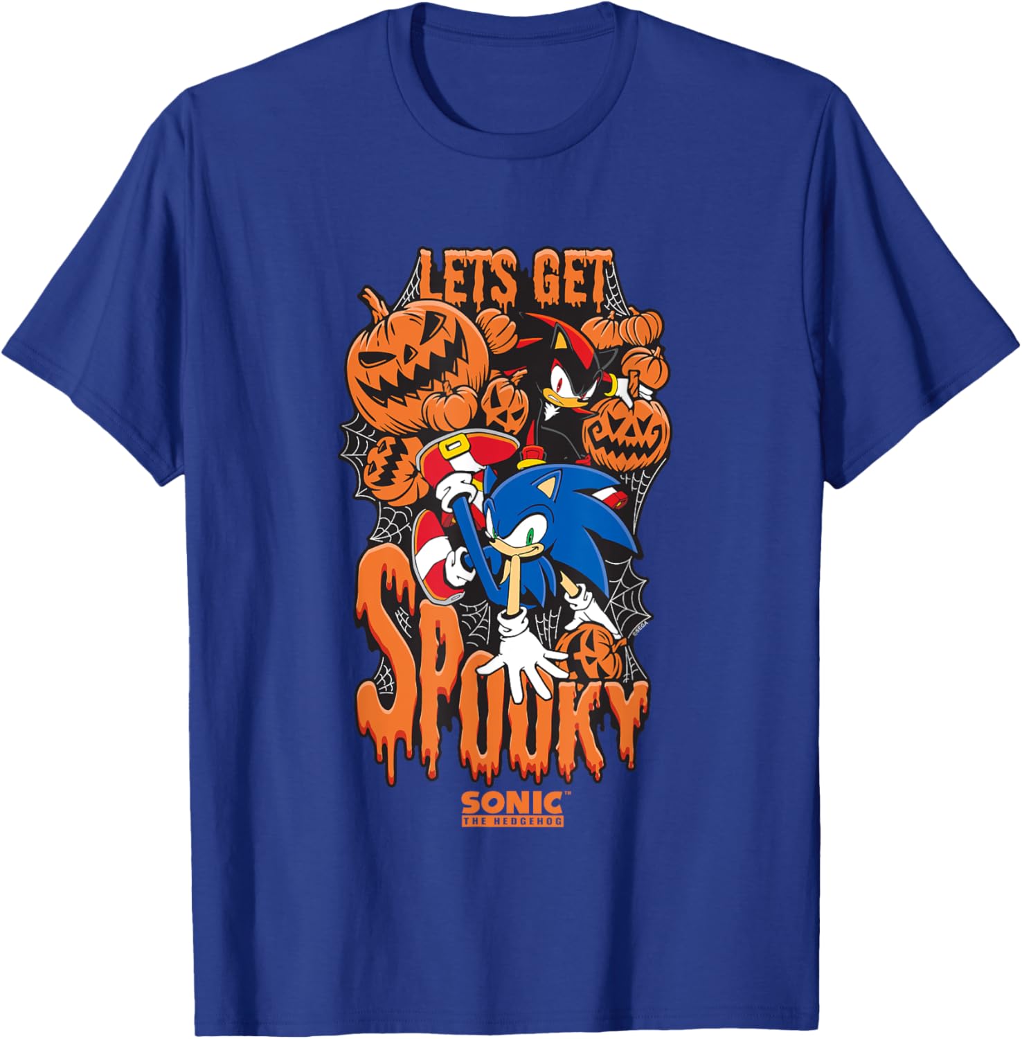 Sonic The Hedgehog Halloween Spooky T-Shirt for Fans of Sonic & Shadow - 10