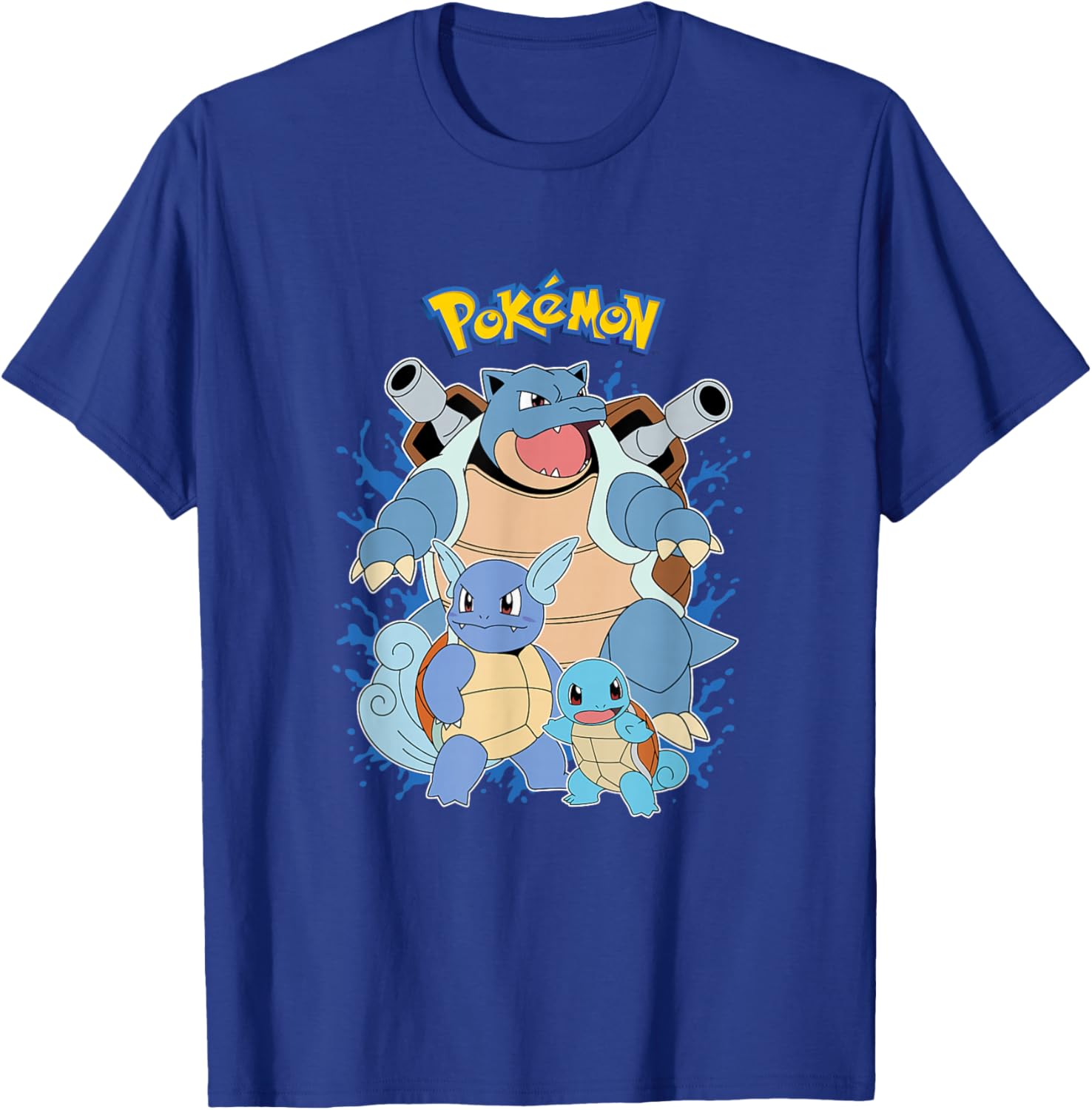 Squirtle Evolution T-Shirt for Pokémon Fans - Fun Graphic Tee Design - 1