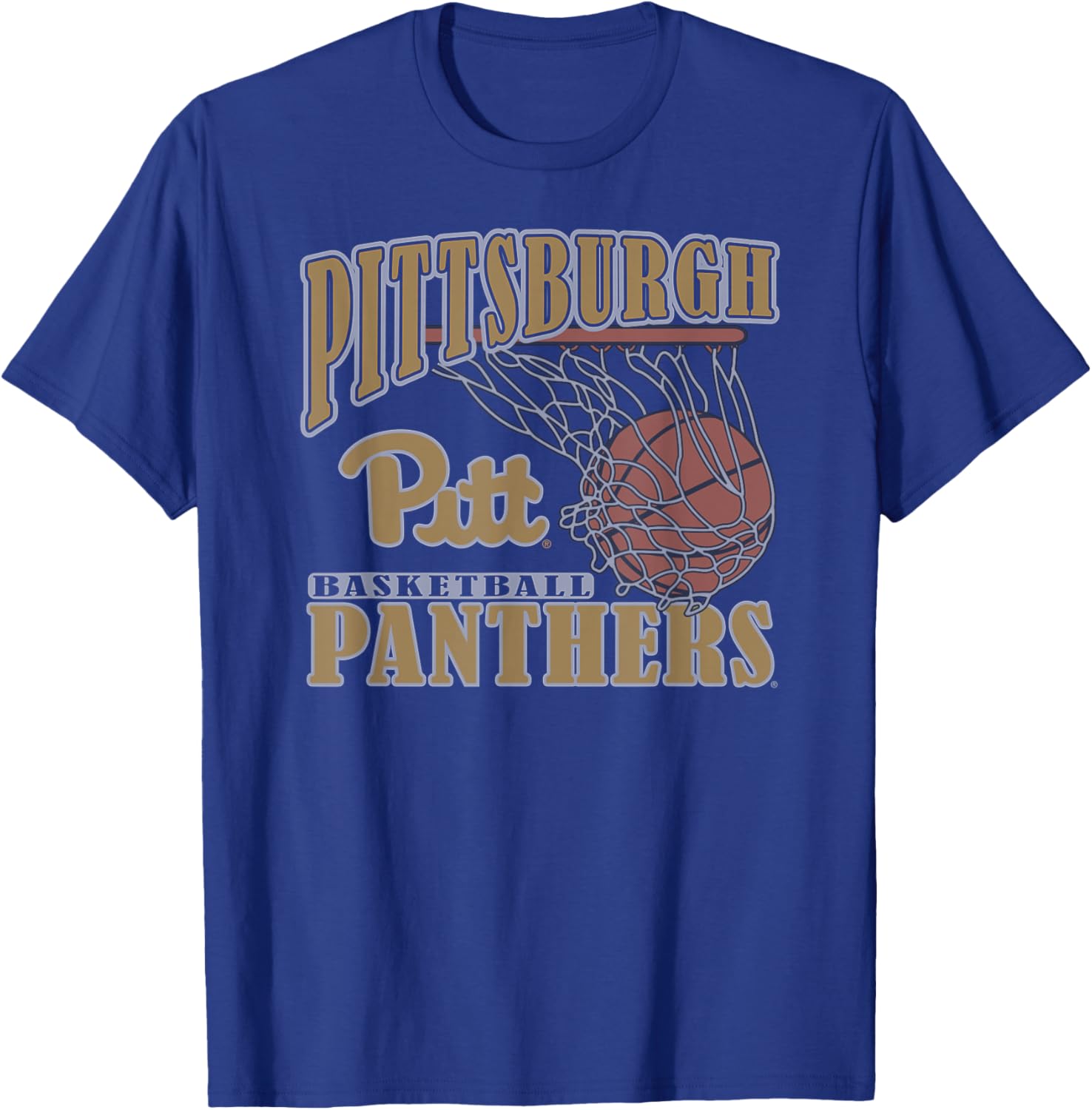 Pittsburgh Panthers Vintage Lift Royal T-Shirt for Sports Fans - 1