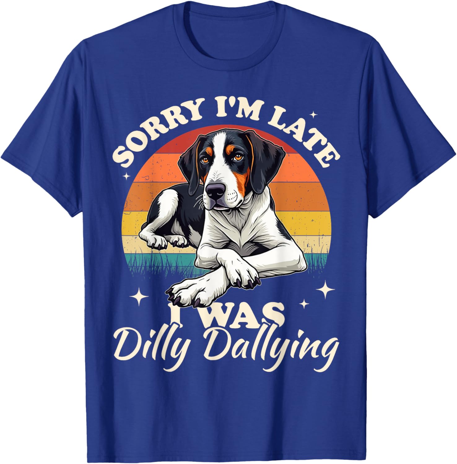 Treeing Walker Coonhound Dilly Dallying Fun T-Shirt for Dog Lovers - 7