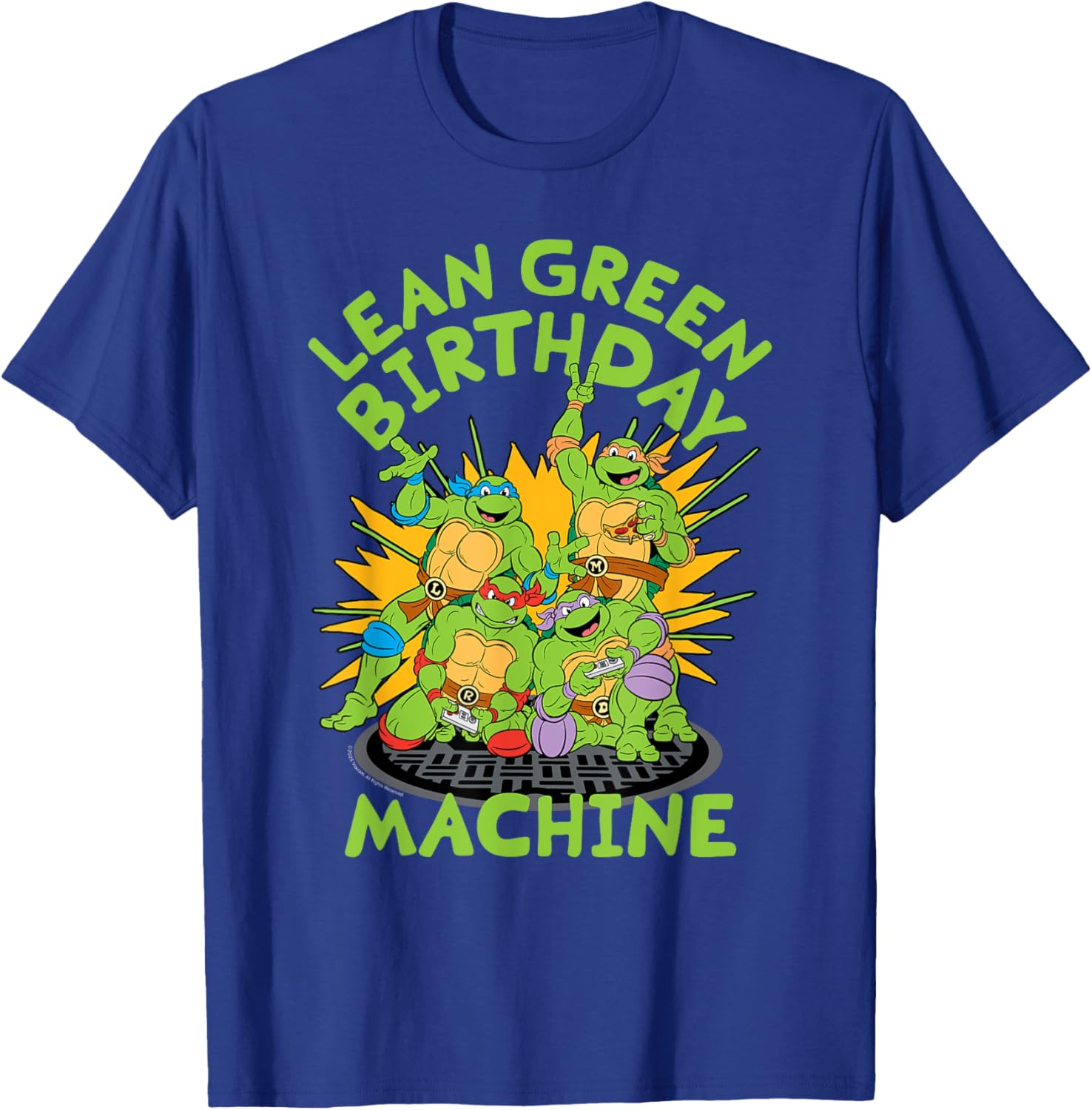 Teenage Mutant Ninja Turtles Lean Green Birthday Machine T-Shirt for Kids - 3