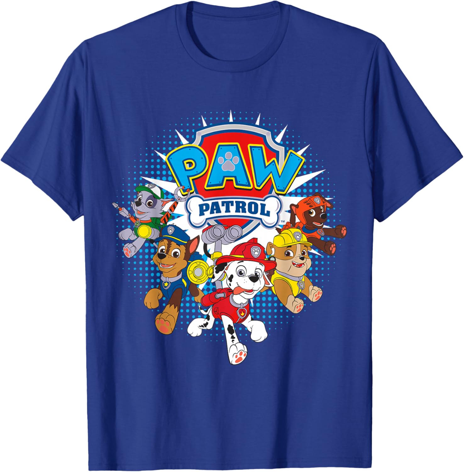Paw Patrol Team Nickelodeon Kids T-Shirt for Fun Adventures - 3