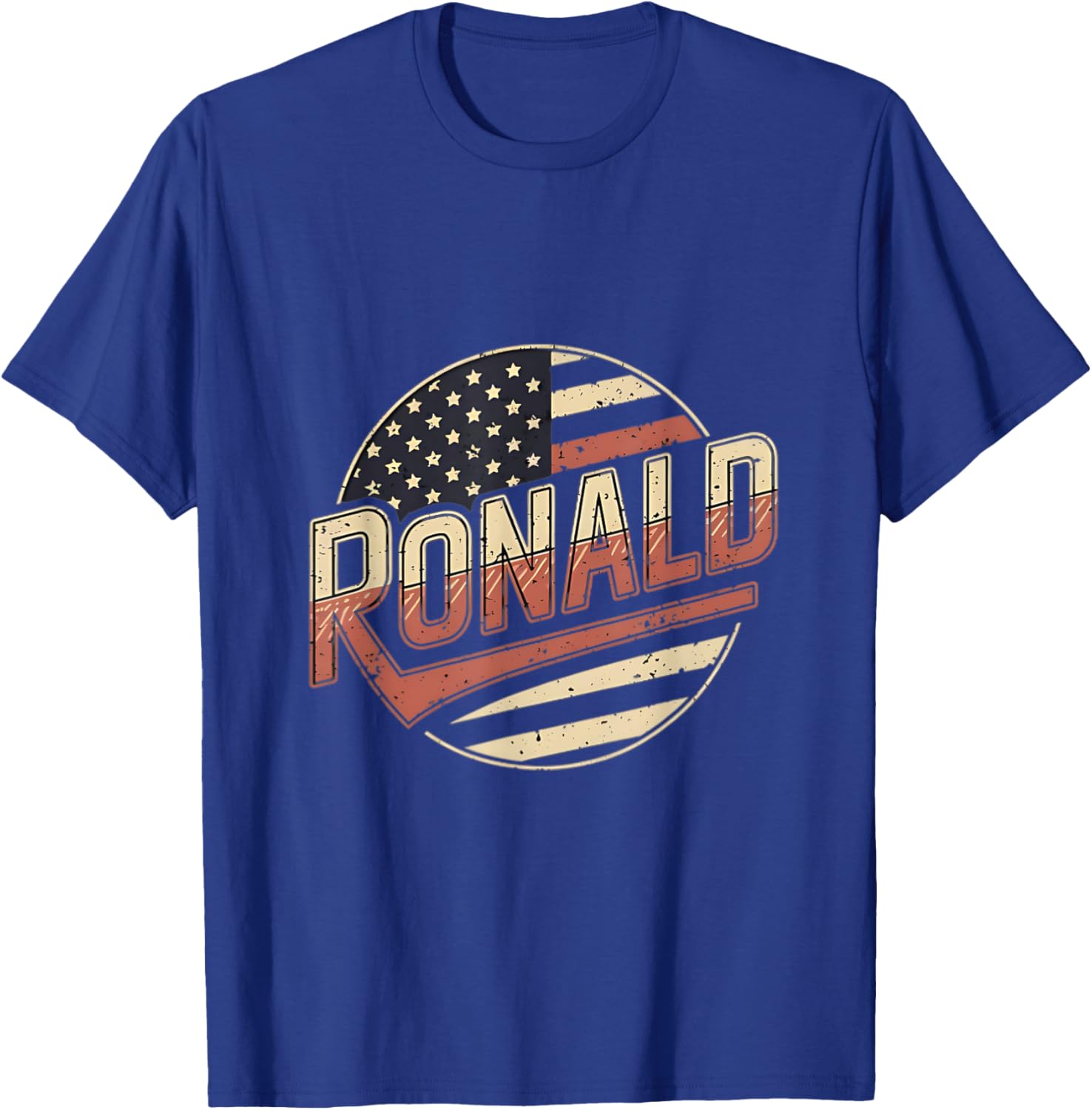 Personalized Ronald Patriot T-Shirt with USA Flag Design for Fans - 4