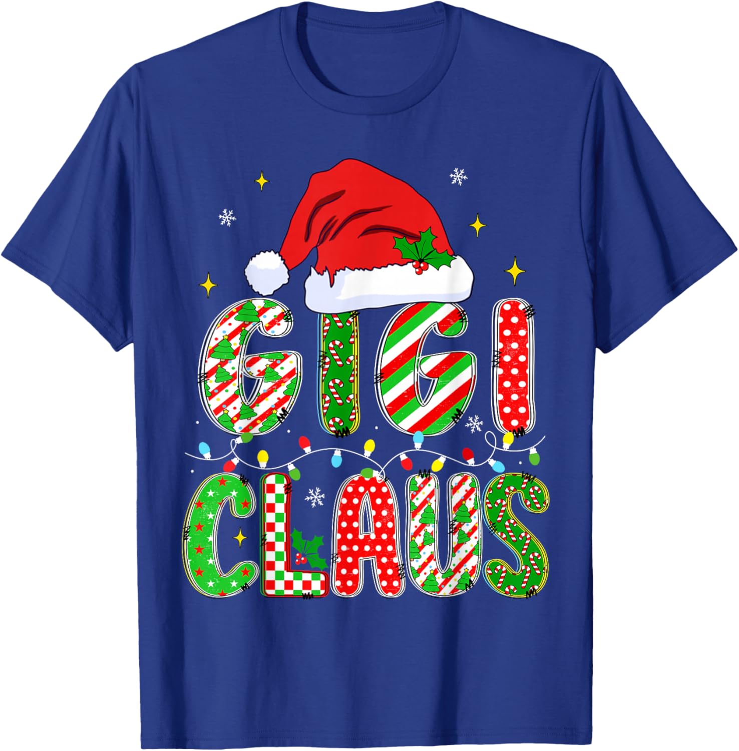 Festive HUGvyn Mom Matching Pajama T-Shirt for Family Christmas Fun - 27