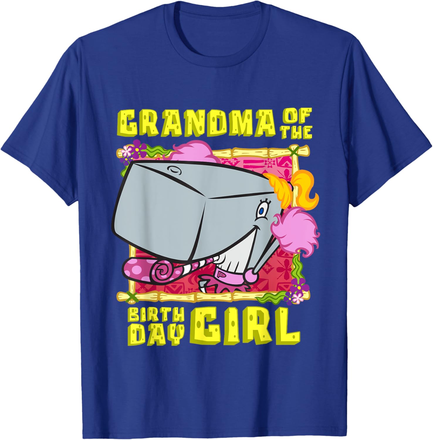 SpongeBob Pearl Grandma T-Shirt for Birthday Girls - Fun Grandmother Gift - 5