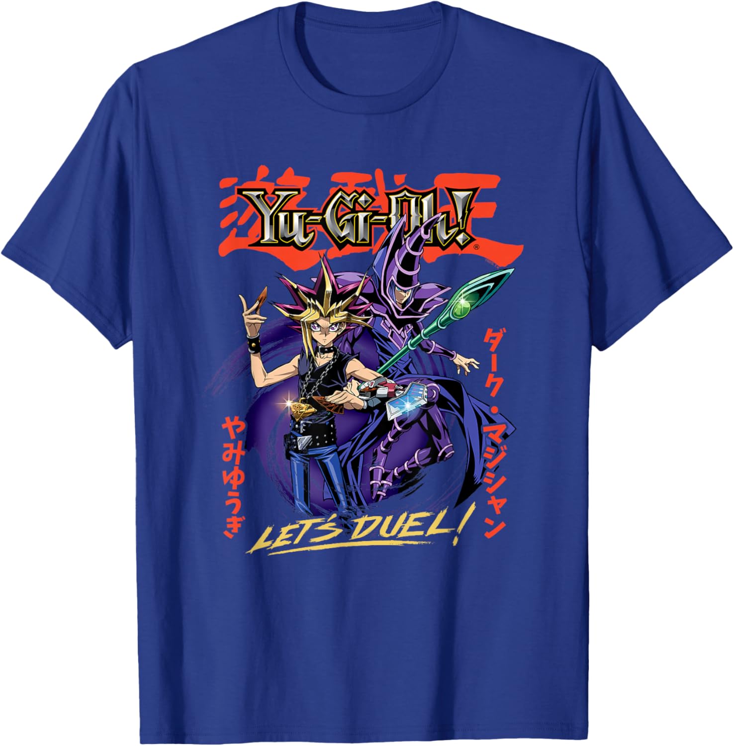 Yugi and Dark Magician Duel T-Shirt for Yu-Gi-Oh! Fans - Stylish Anime Apparel - 3