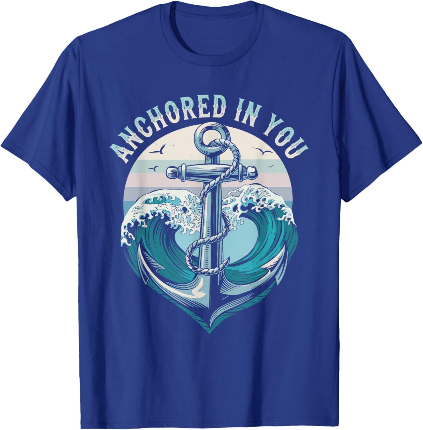 Romantic Maritime Partner T-Shirts for Couples - Anchored In You Look - 5