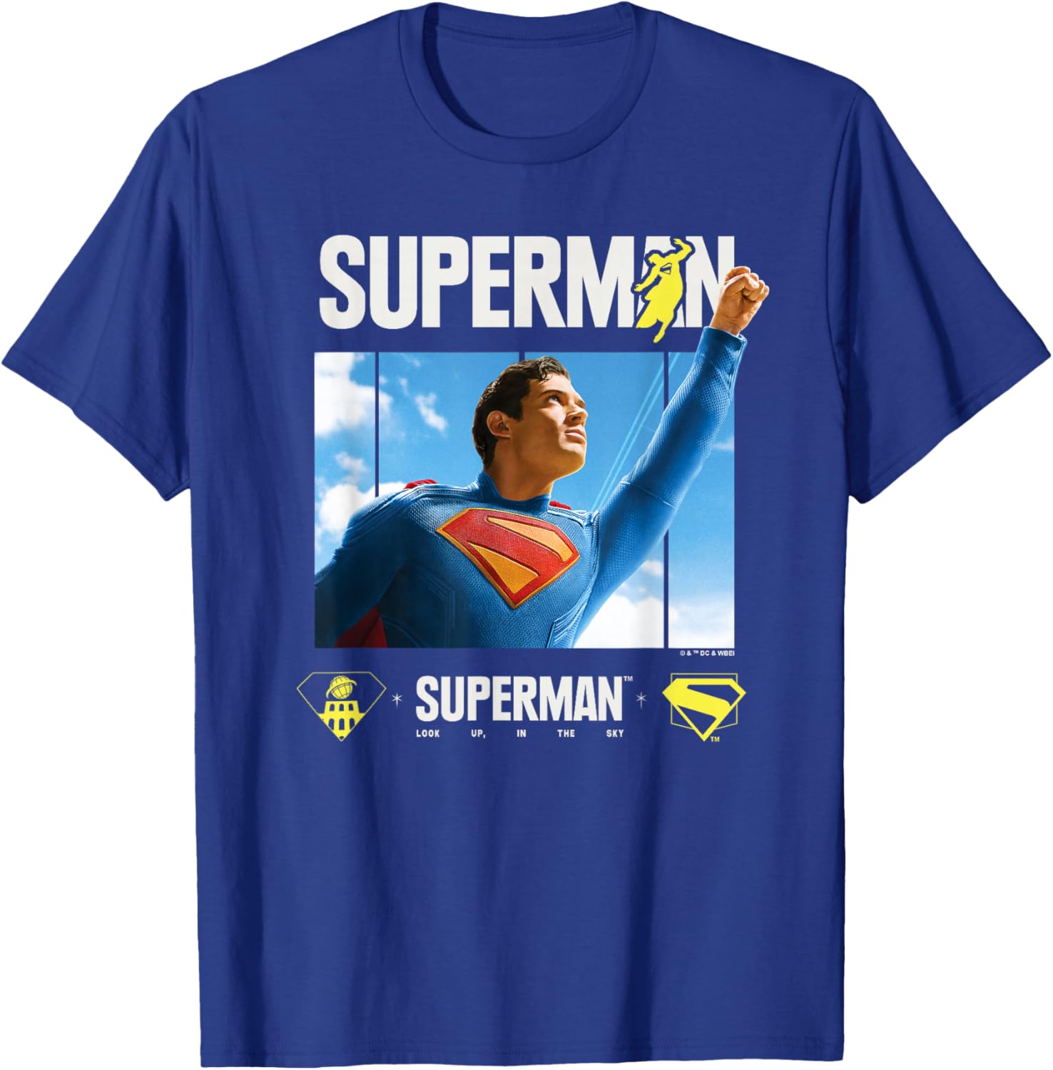 Superman 2025 Comic Run T-Shirt for Fans of Classic Superheroes - 1