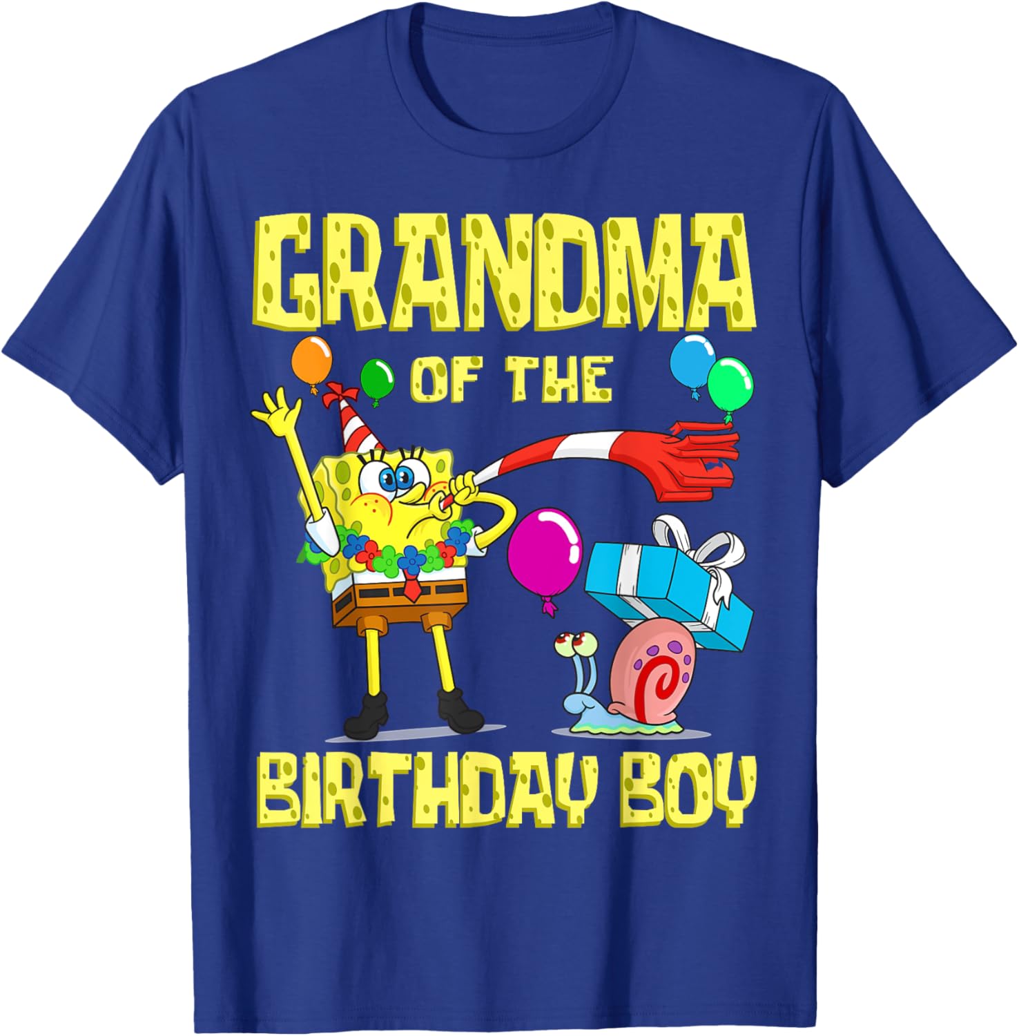 SpongeBob Grandma of the Birthday Boy T-Shirt Fun Party Apparel - 11
