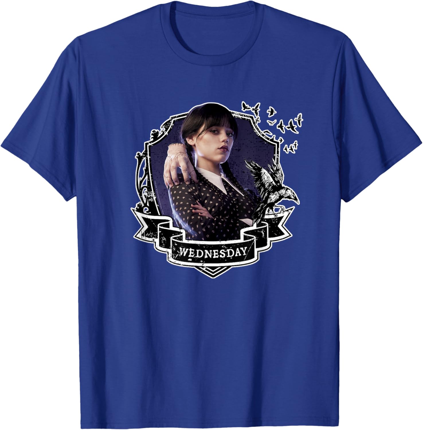 Wednesday Nevermore Graphic T-Shirt for Fans of Iconic Wednesday Style - 8