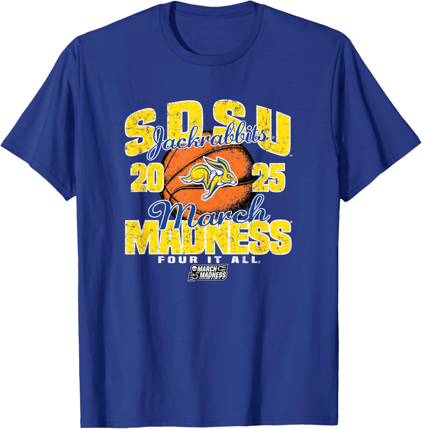 South Dakota State Jackrabbits 2025 Women's Basketball March Madness T-Shirt - 1