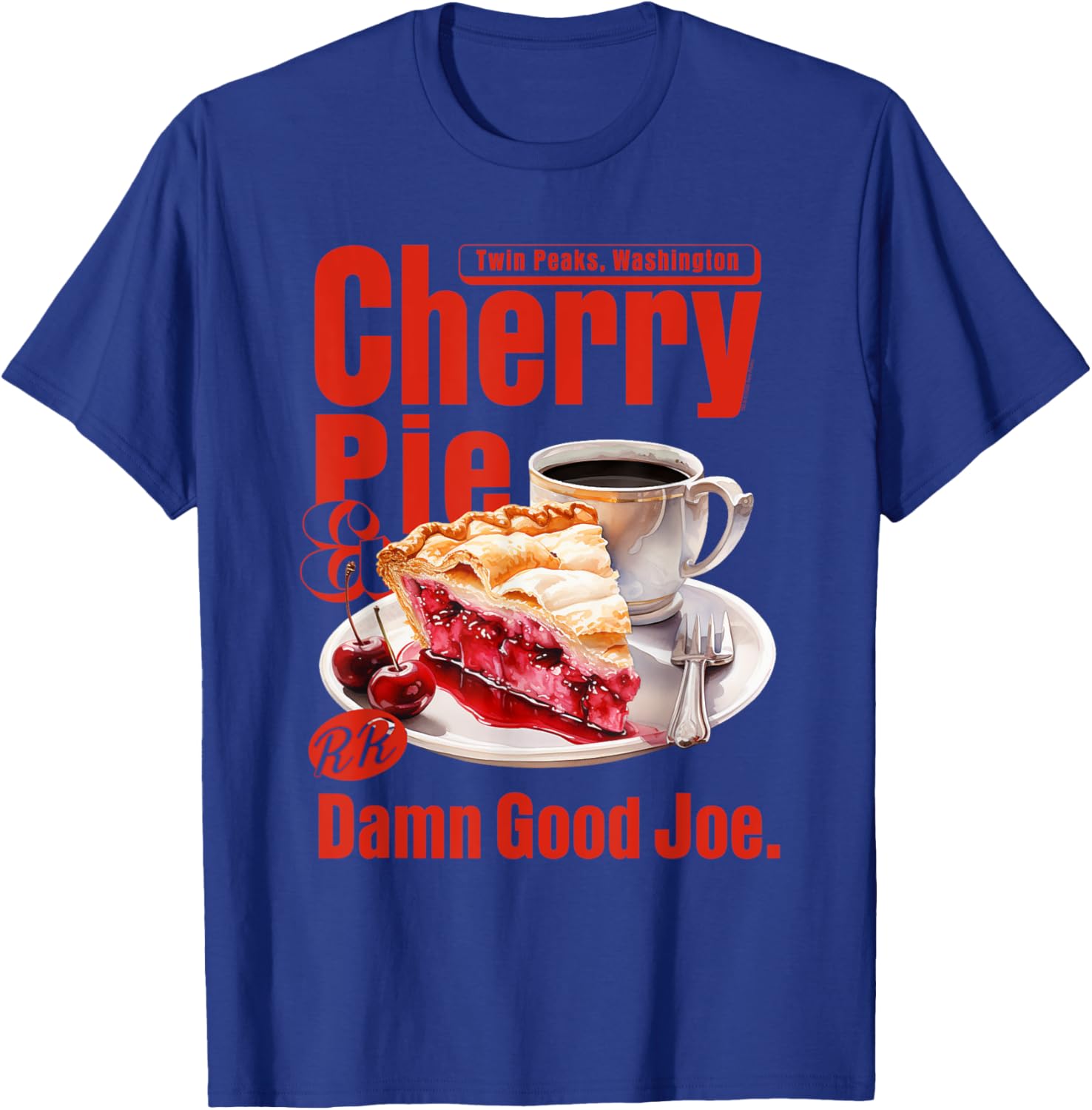 Twin Peaks Cherry Pie and Joe's Diner T-Shirt – Iconic TV Show Apparel - 6
