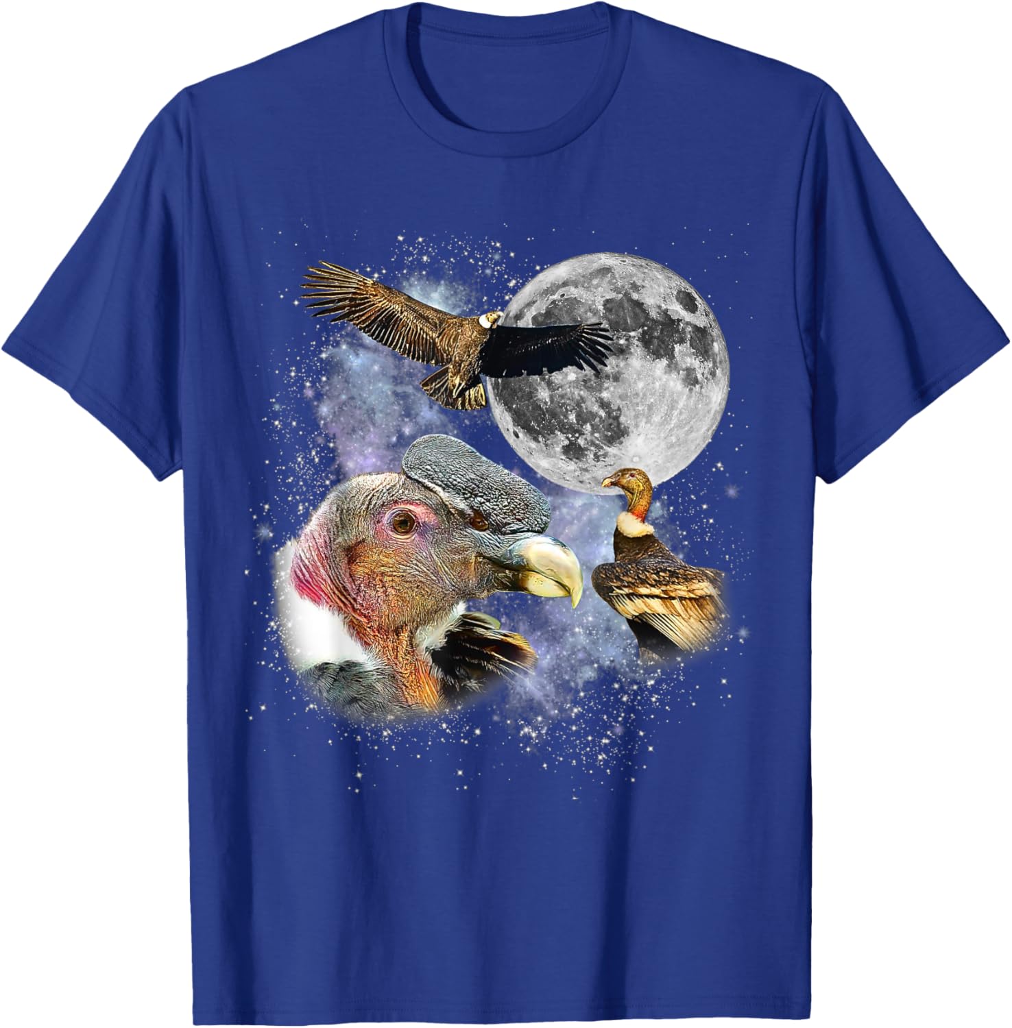 Retro Andean Condor Moon Graphic 90s Vintage T-Shirt for Cool Style - 10