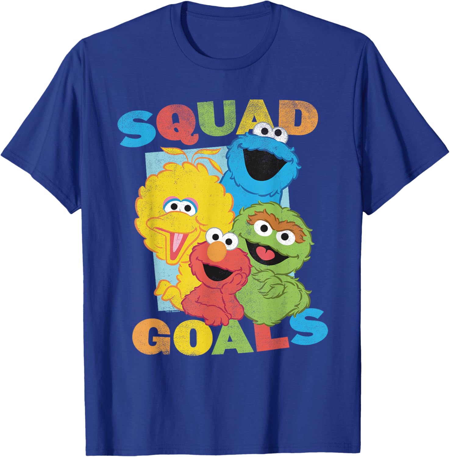 Sesame Street Squad Goals T-Shirt for Fun and Friendship Apparel - 6