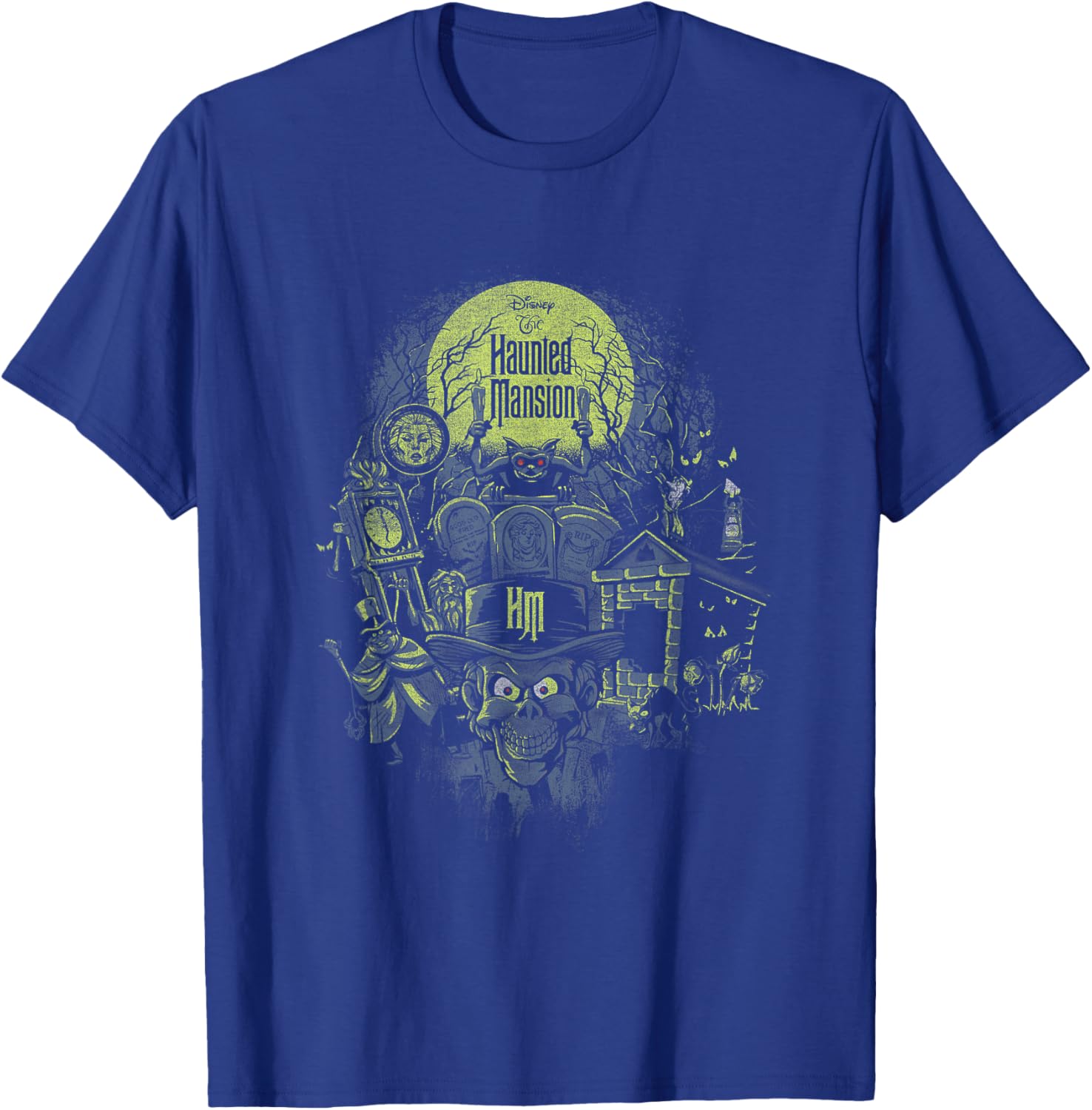 Haunted Mansion Retro Poster T-Shirt for Halloween Lovers and Fans - 1