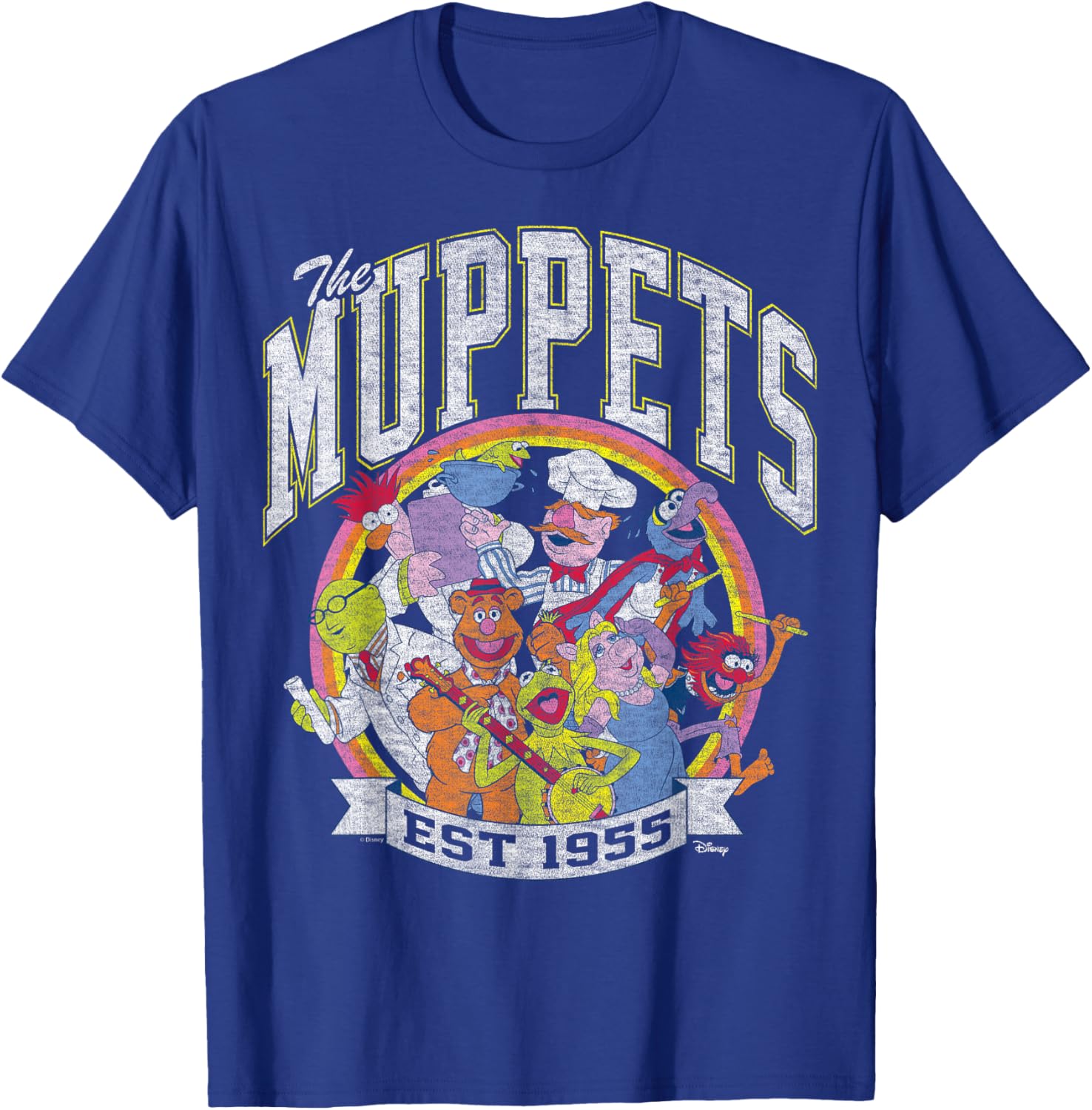 The Muppets Collegiate Group T-Shirt for Fans of Classic Characters - 6