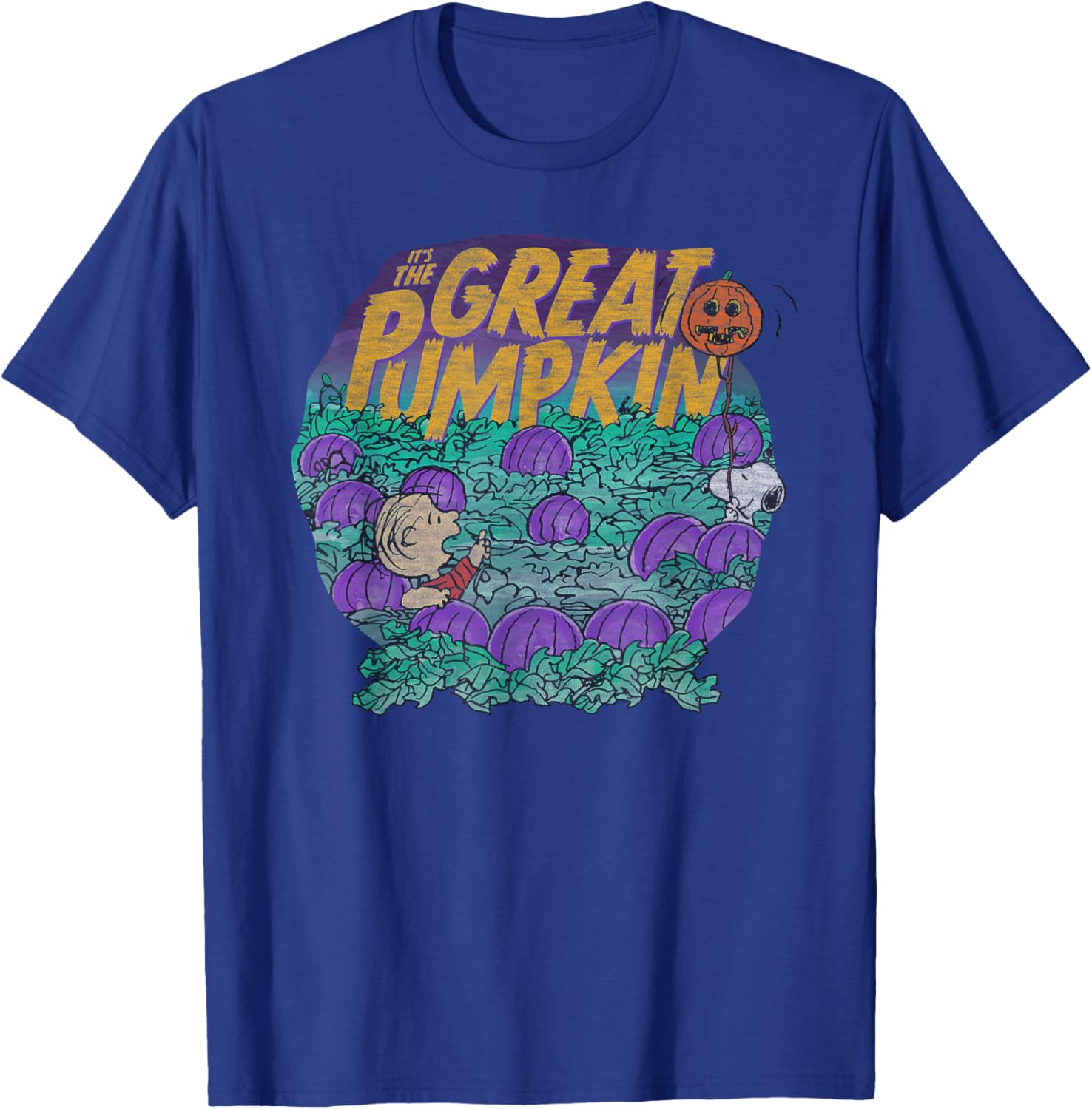 Peanuts Halloween Linus and Snoopy Great Pumpkin T-Shirt for All Ages - 15