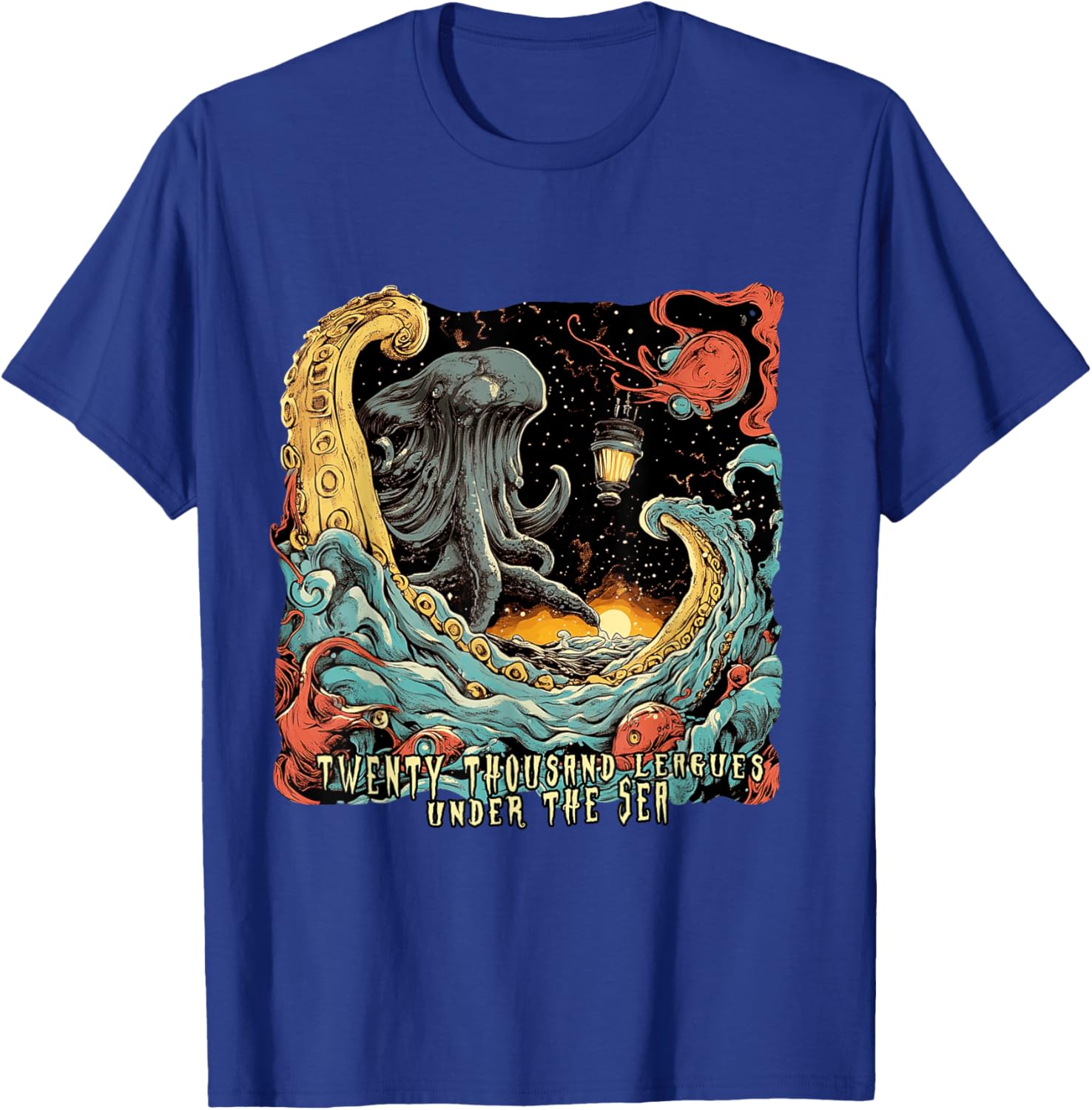 Twenty Thousand Leagues Under the Sea T-Shirt for Nautical Adventure Lovers - 4