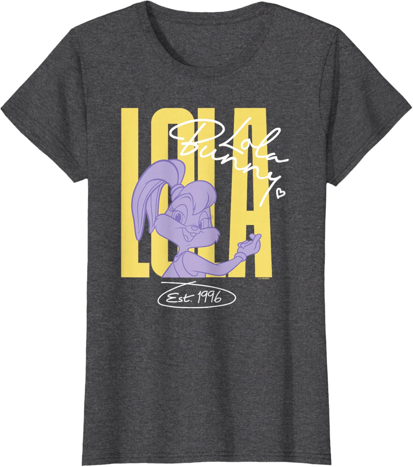 Stylish Lola Bunny Signature T-Shirt EST 1996 Fun Looney Tunes Apparel - 4