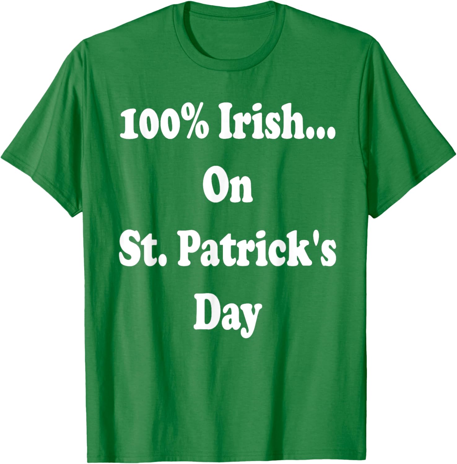 100 Percent Irish St. Patrick's Day T-Shirt for Festive Celebrations - 15