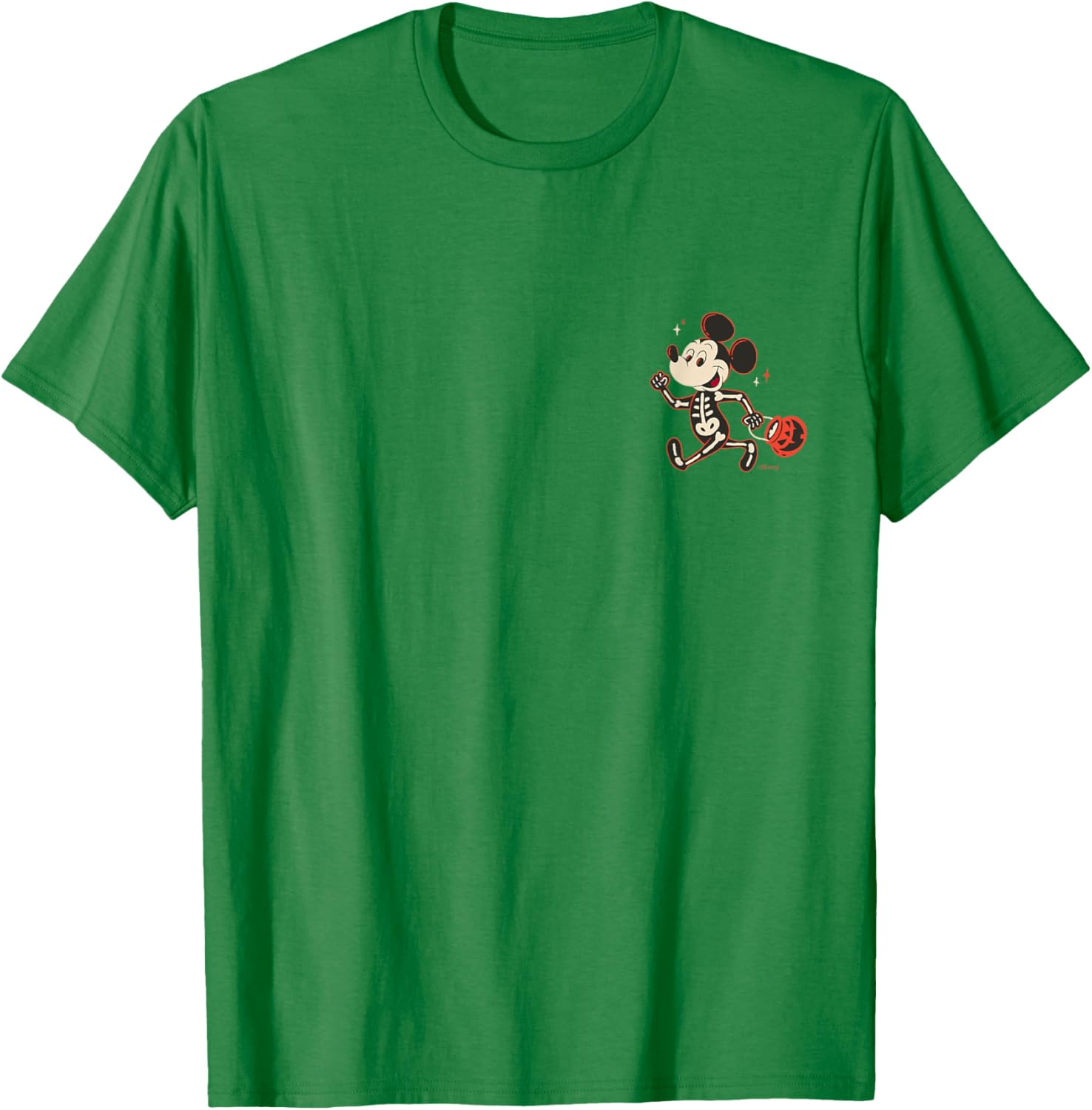 Disney Mickey Mouse Skeleton Halloween T-Shirt for Trick or Treat Fun - 8