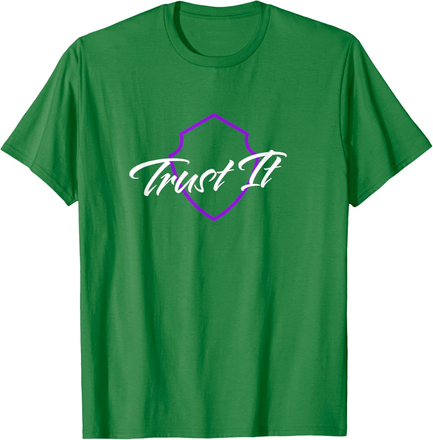 Trust It Shield T-Shirt for Men and Women - Stylish Comfortable Wear - 15