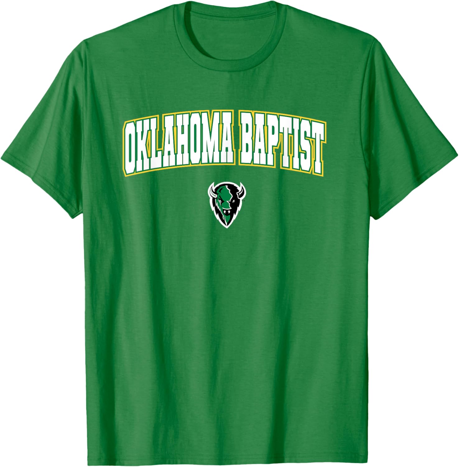 Oklahoma Baptist University Bison Arch Logo T-Shirt for Sports Fans - 1