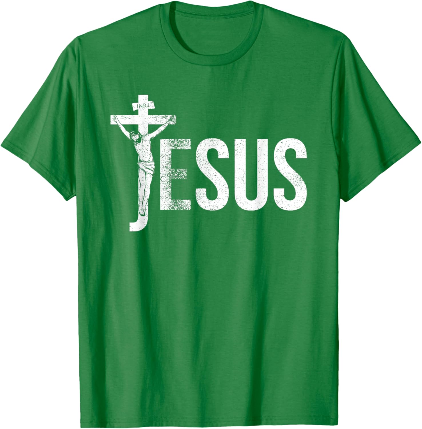 Vintage Jesus Christ Crucifixion T-Shirt with Crown of Thorns Design - 19