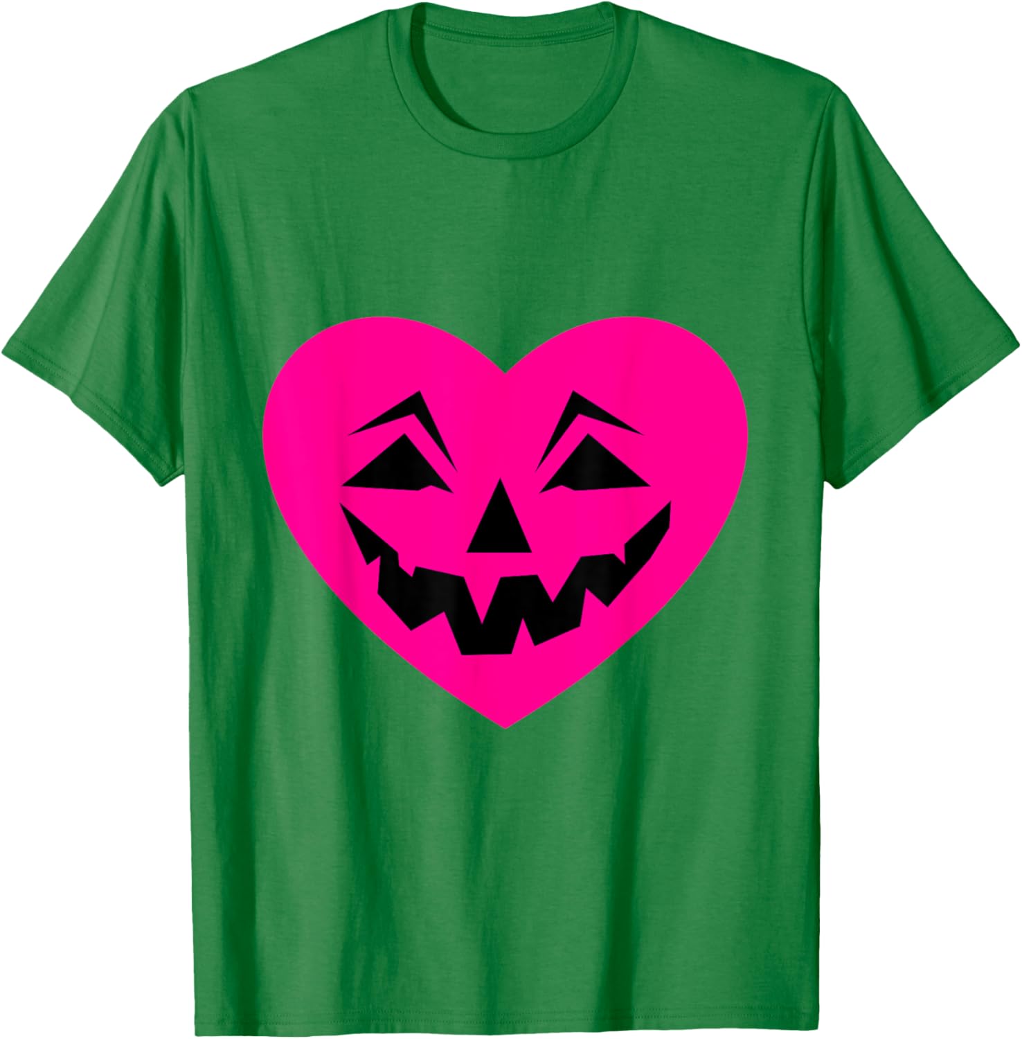 Pink Halloween Heart Goth T-Shirt for Creepy Ominous Valentine Style - 19