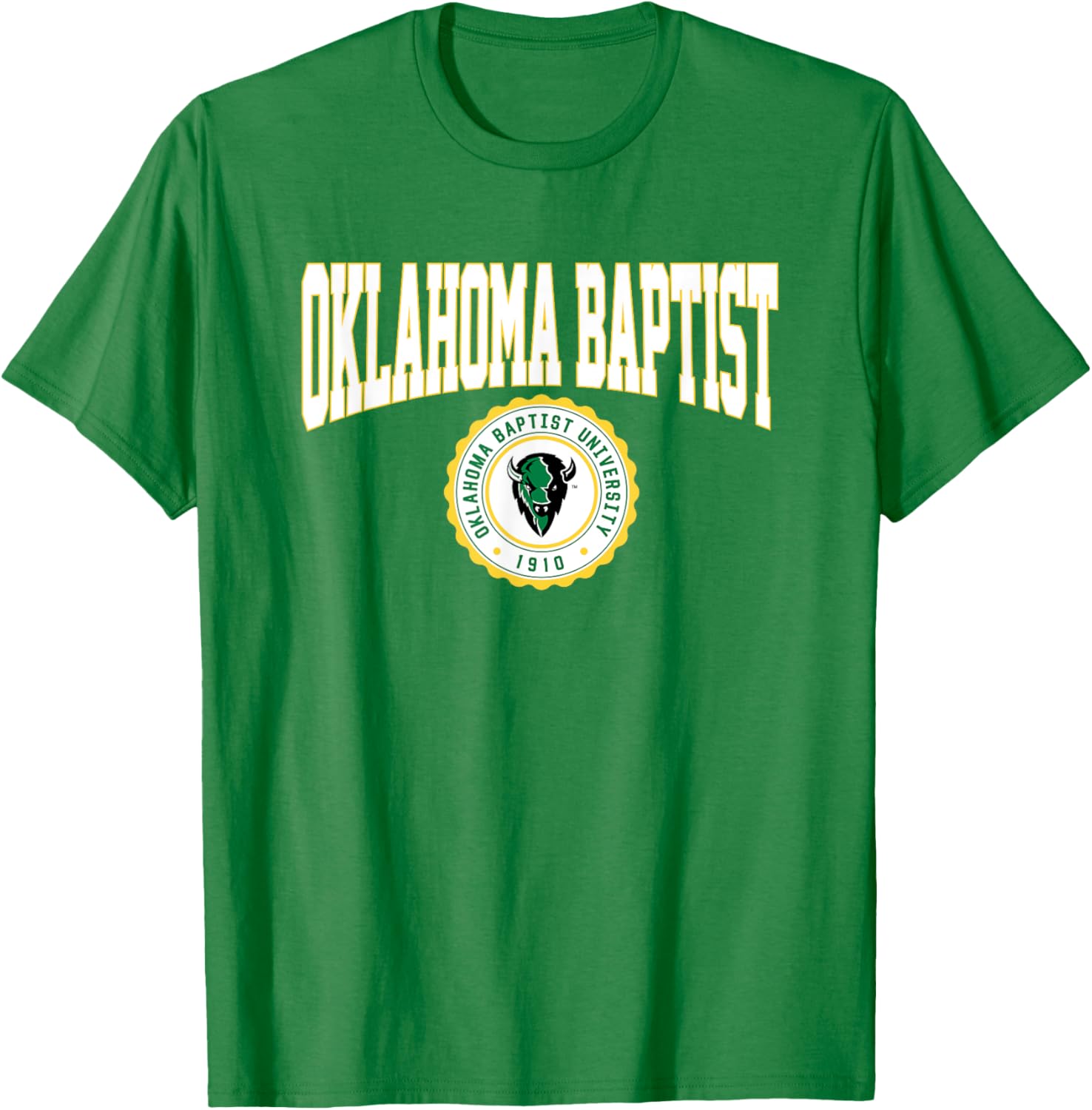 Oklahoma Baptist University Bison Collegiate Seal T-Shirt for Fans - 1