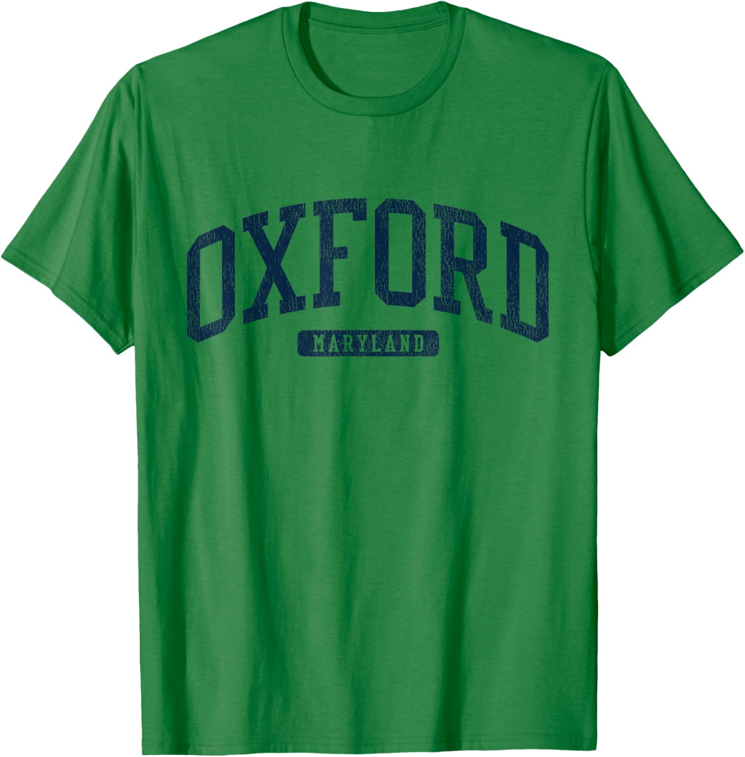 Oxford Maryland College Style Blue T-Shirt for Students and Alumni - 15