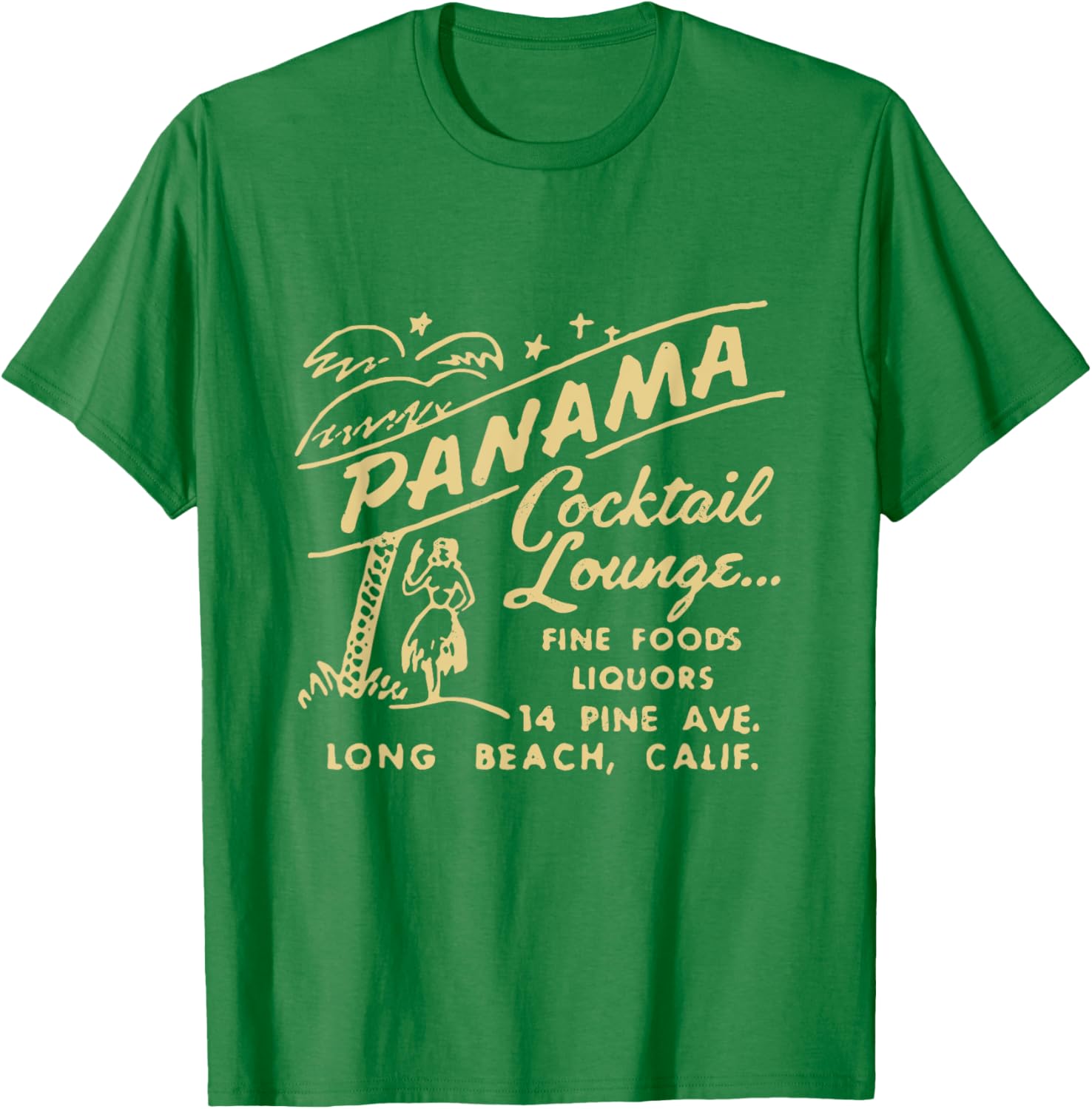 Panama Cocktail Lounge Unisex T-Shirt for Men and Women in Long Beach CA - 4