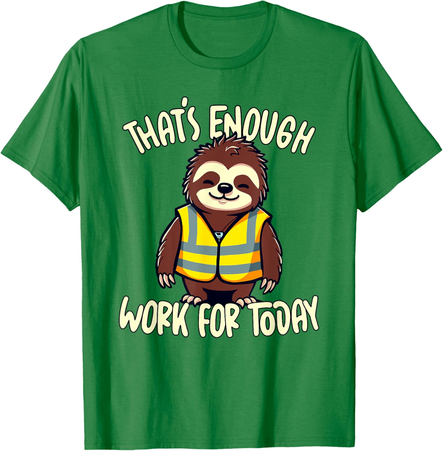 Sloth Lazy Coworker T-Shirt Perfect for a Relaxed Workday Vibes - 9