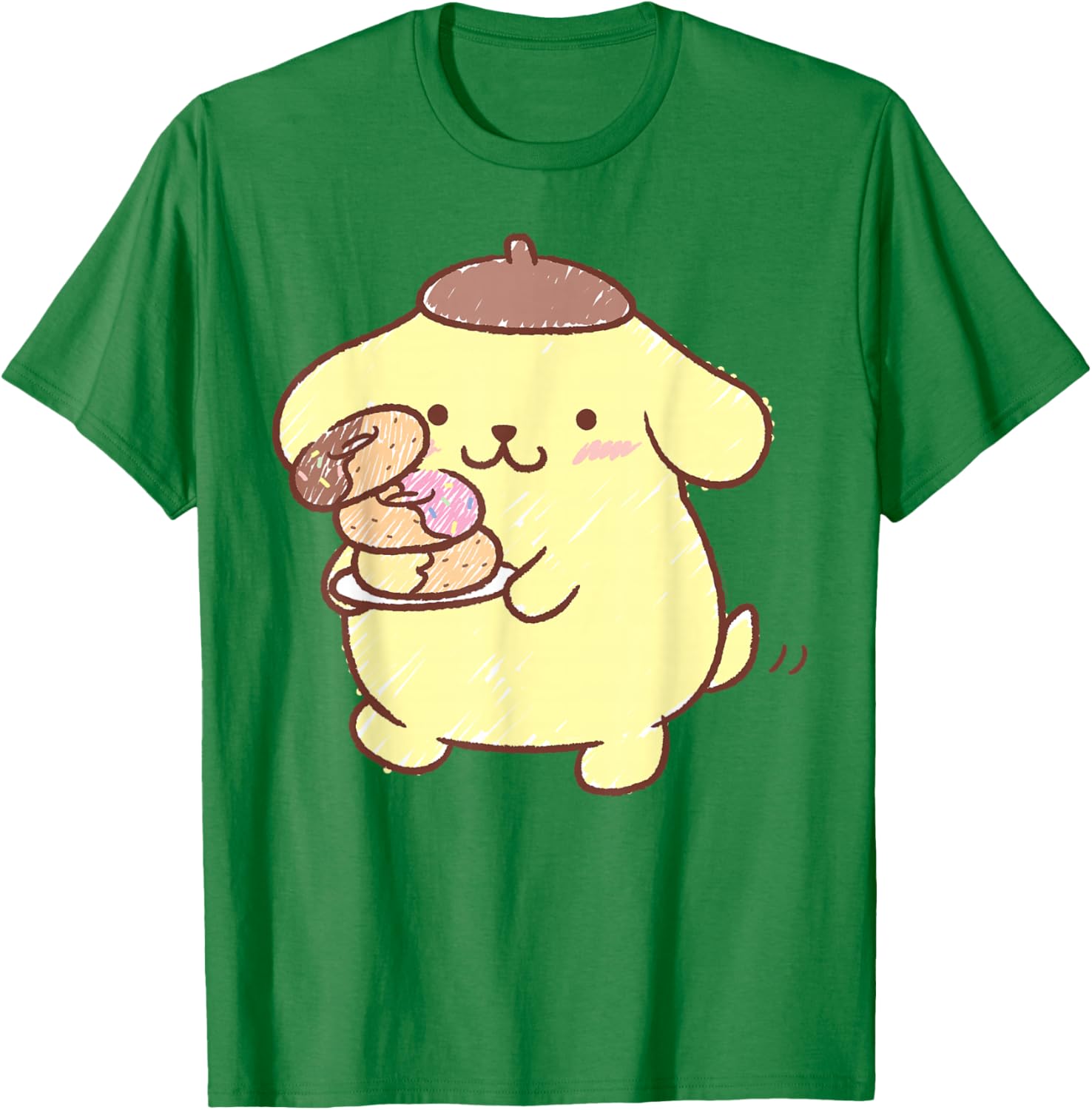 Pompompurin Donuts T-Shirt Cute & Comfy Clothing for Fans - 13