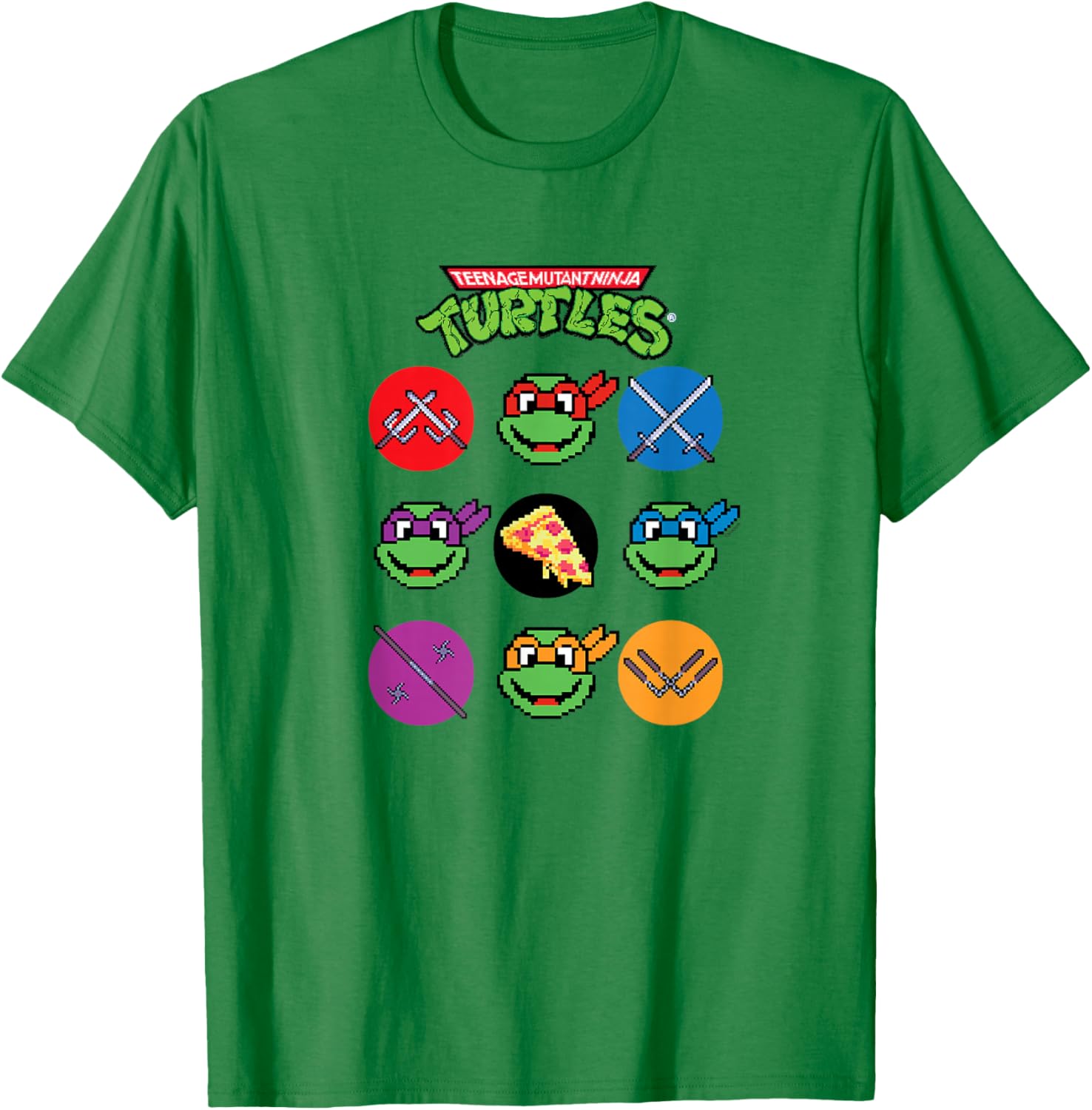 Teenage Mutant Ninja Turtles Grid Tee Stylish Youth Shirt for Fans - 4
