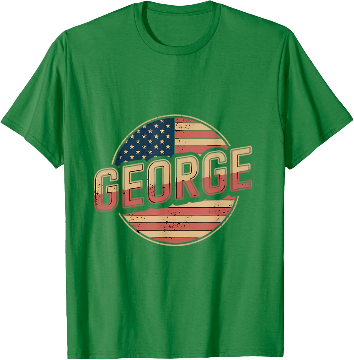 Personalized GEORGE USA Flag T-Shirt for Patriotic Style and Comfort - 7