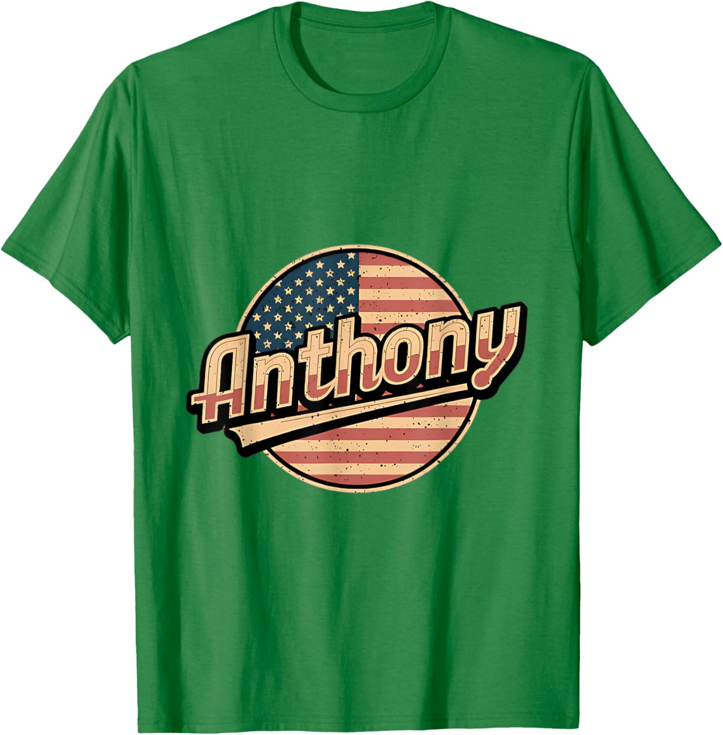 Personalized Anthony USA Flag T-Shirt for Proud Patriots - 13