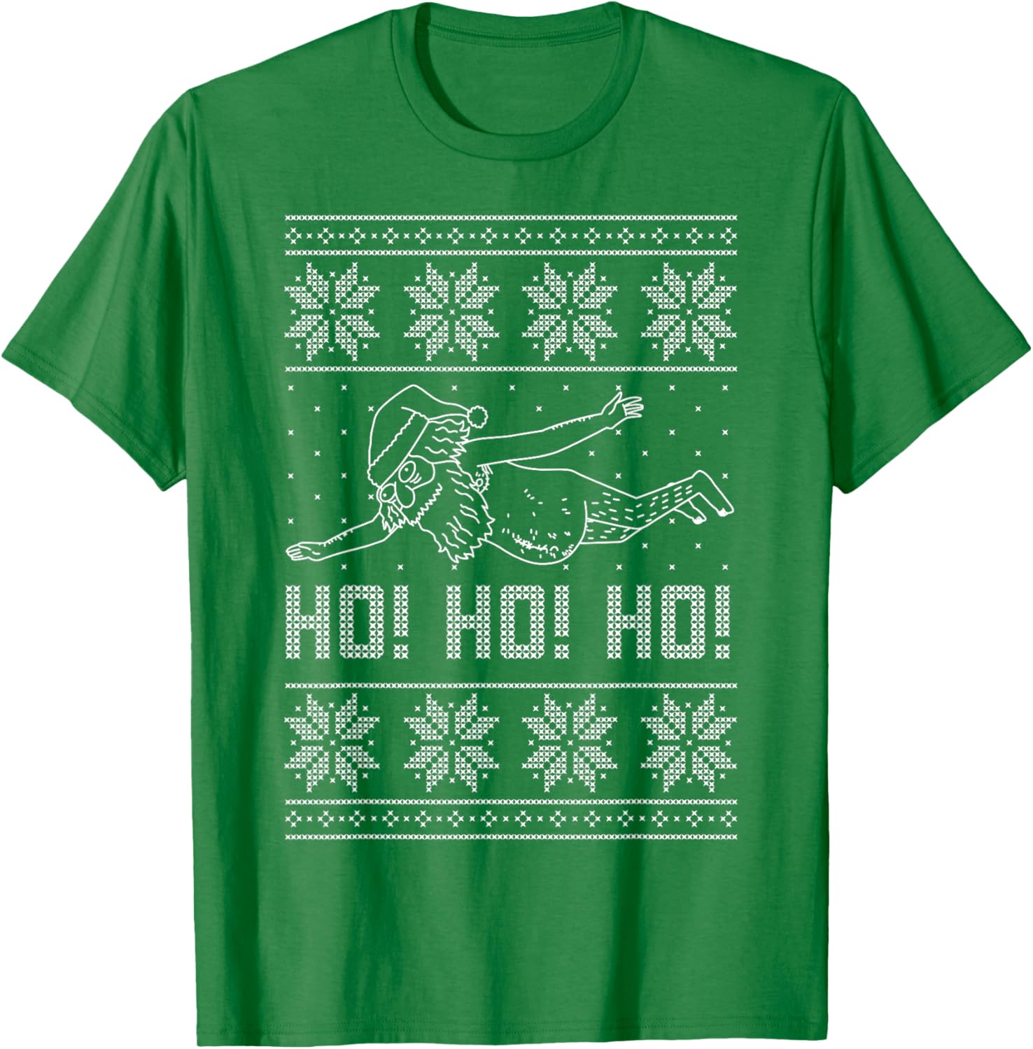 Rick and Morty Santa Ugly Christmas Sweater T-Shirt for Fans - 5
