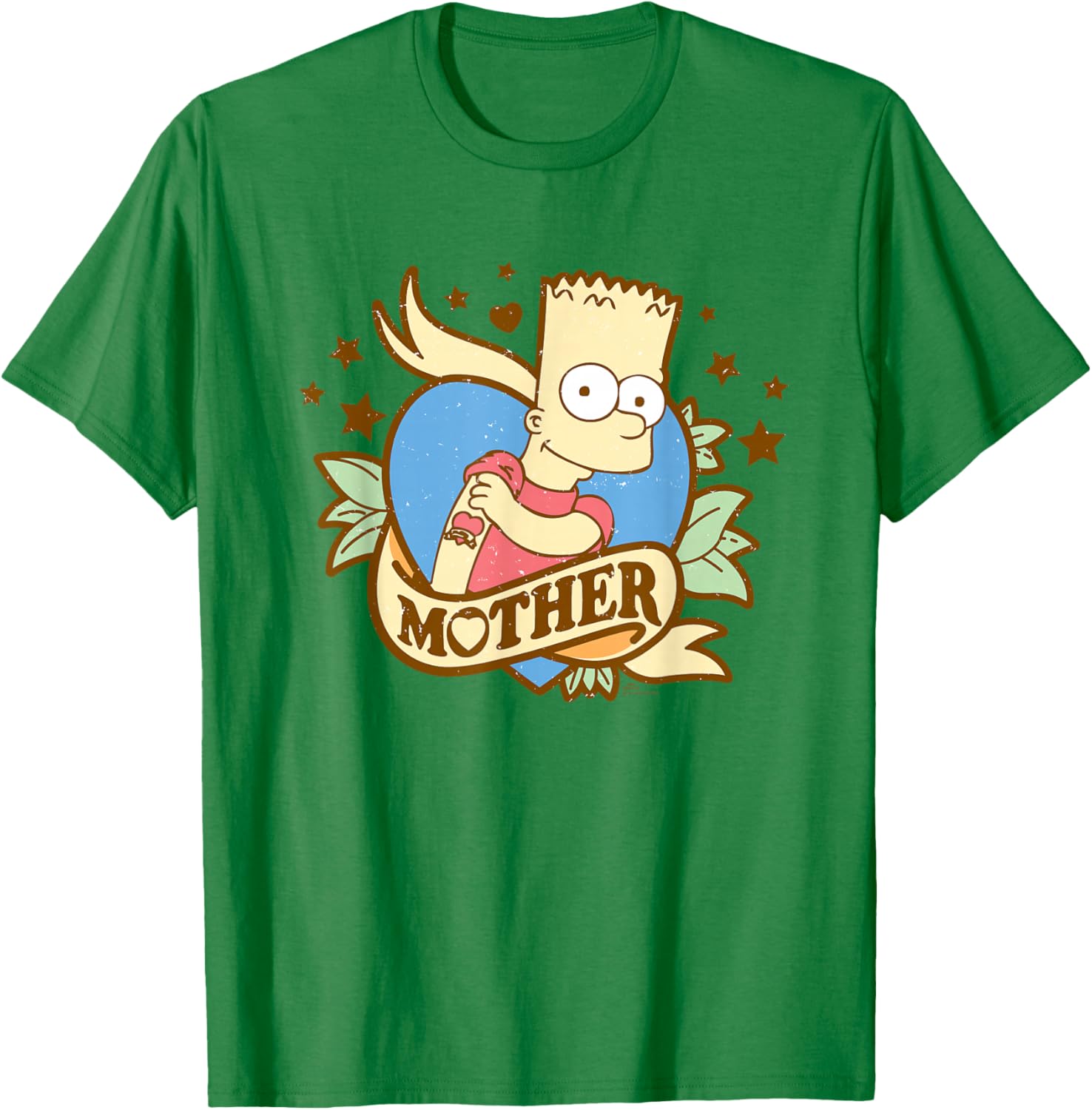 Retro Bart Simpson Mother's Day T-Shirt Gift for Moms and Fans - 19