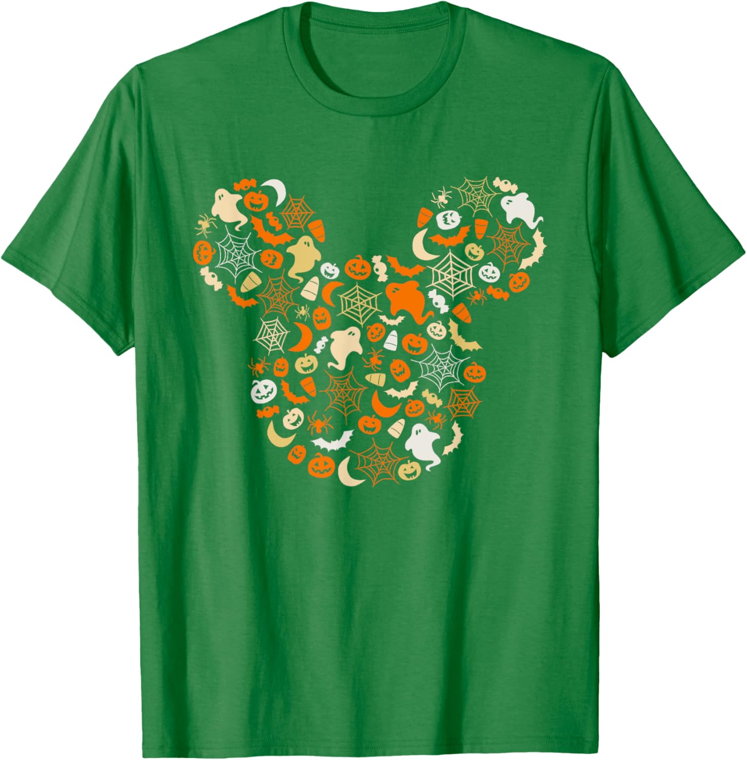 Disney Mickey Mouse Halloween T-Shirt with Ghosts Pumpkins and Spiders - 8