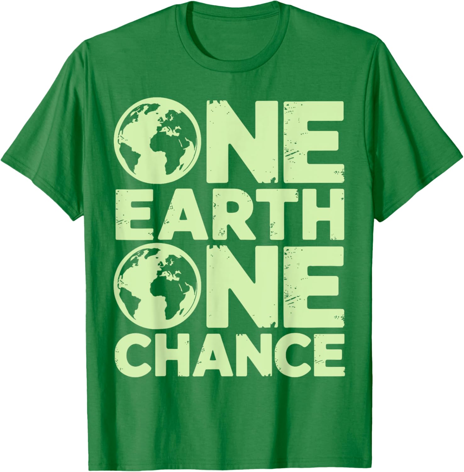 One Earth One Chance Save Earth Day T-Shirt for Eco-Friendly Fun - 15