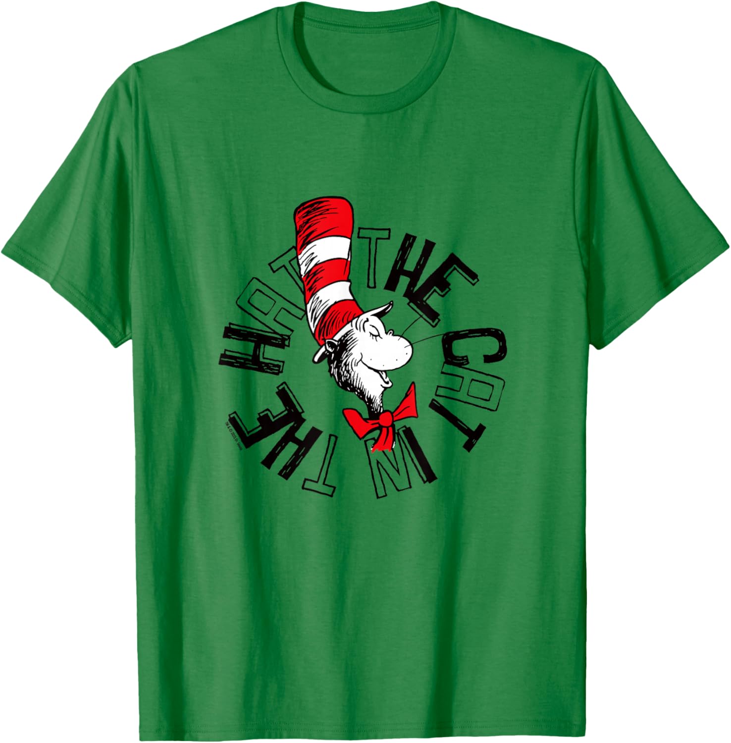 Official Cat in the Hat Circle Logo T-Shirt for Fun and Style - 20