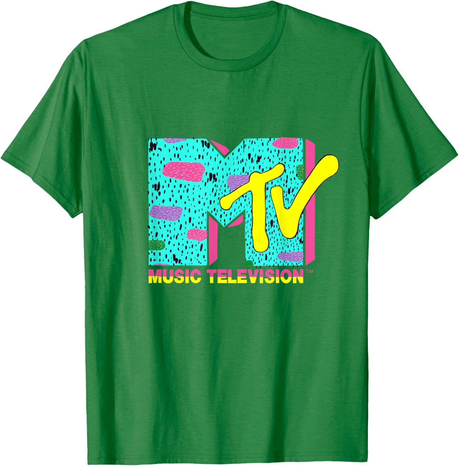 Vibrant Mademark x MTV Logo T-Shirt with Funky Design for Enthusiasts - 8
