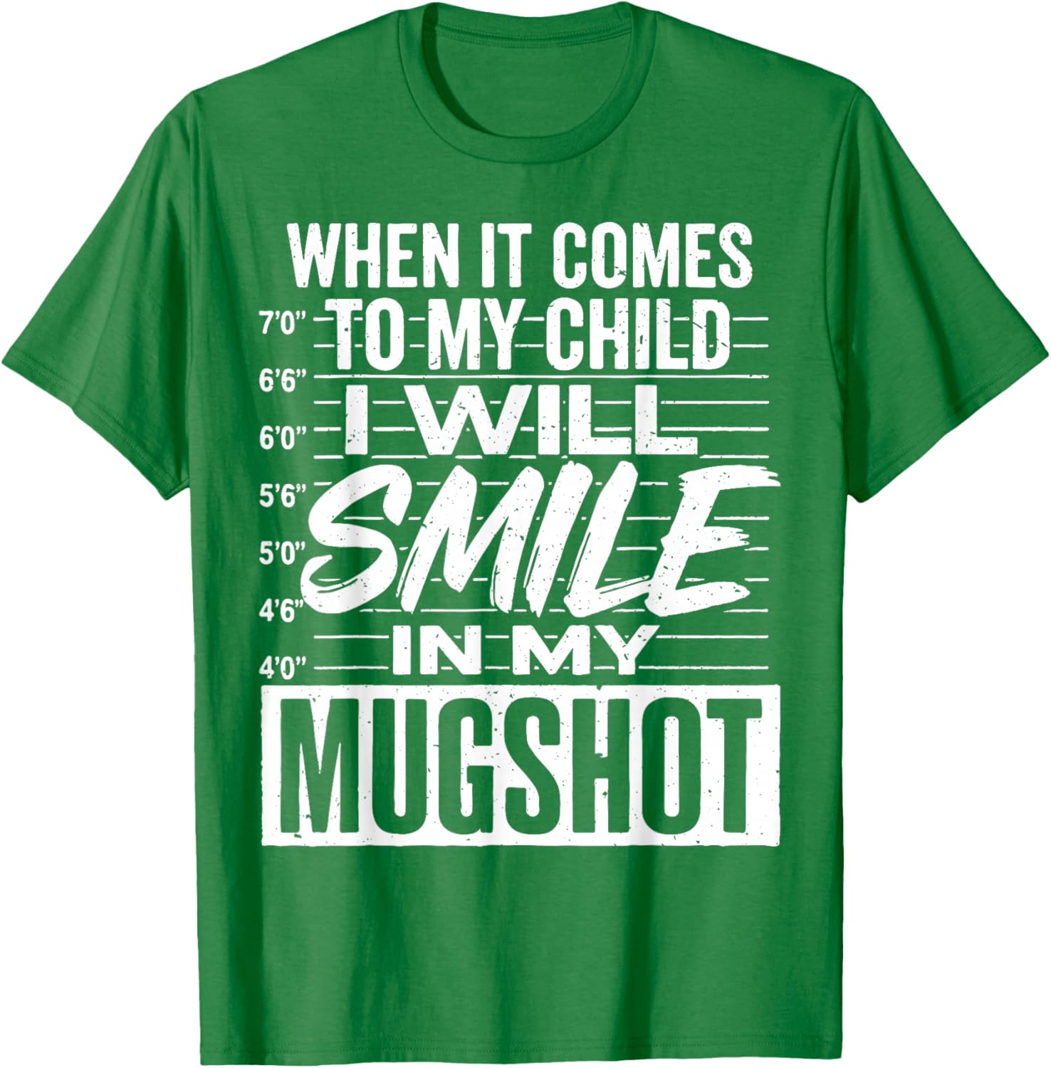 Smile Mugshot T-Shirt for Moms - Funny Parenting Apparel Gift - 23