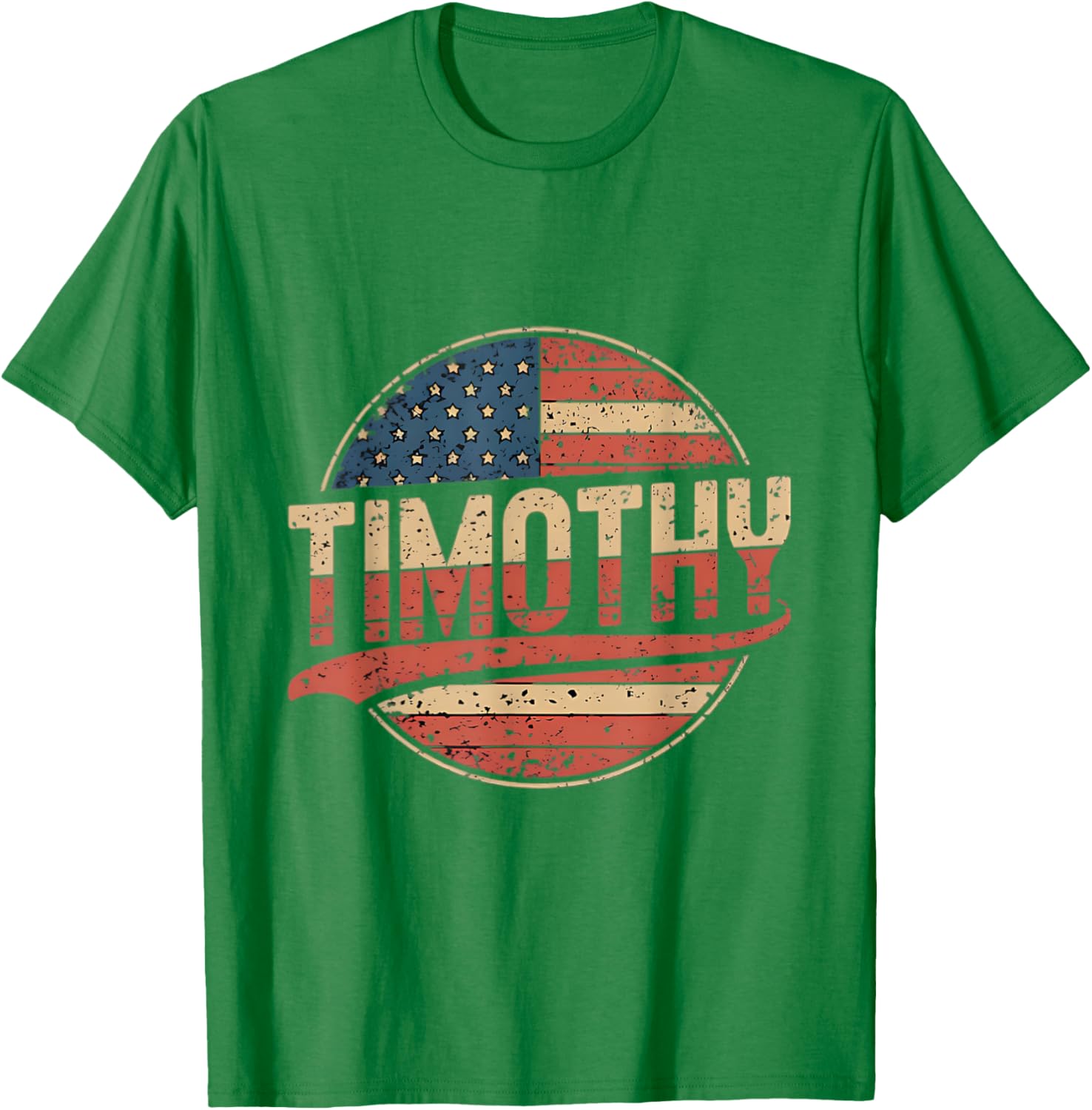Timothy USA Flag Personalized T-Shirt for Proud Patriots - 9