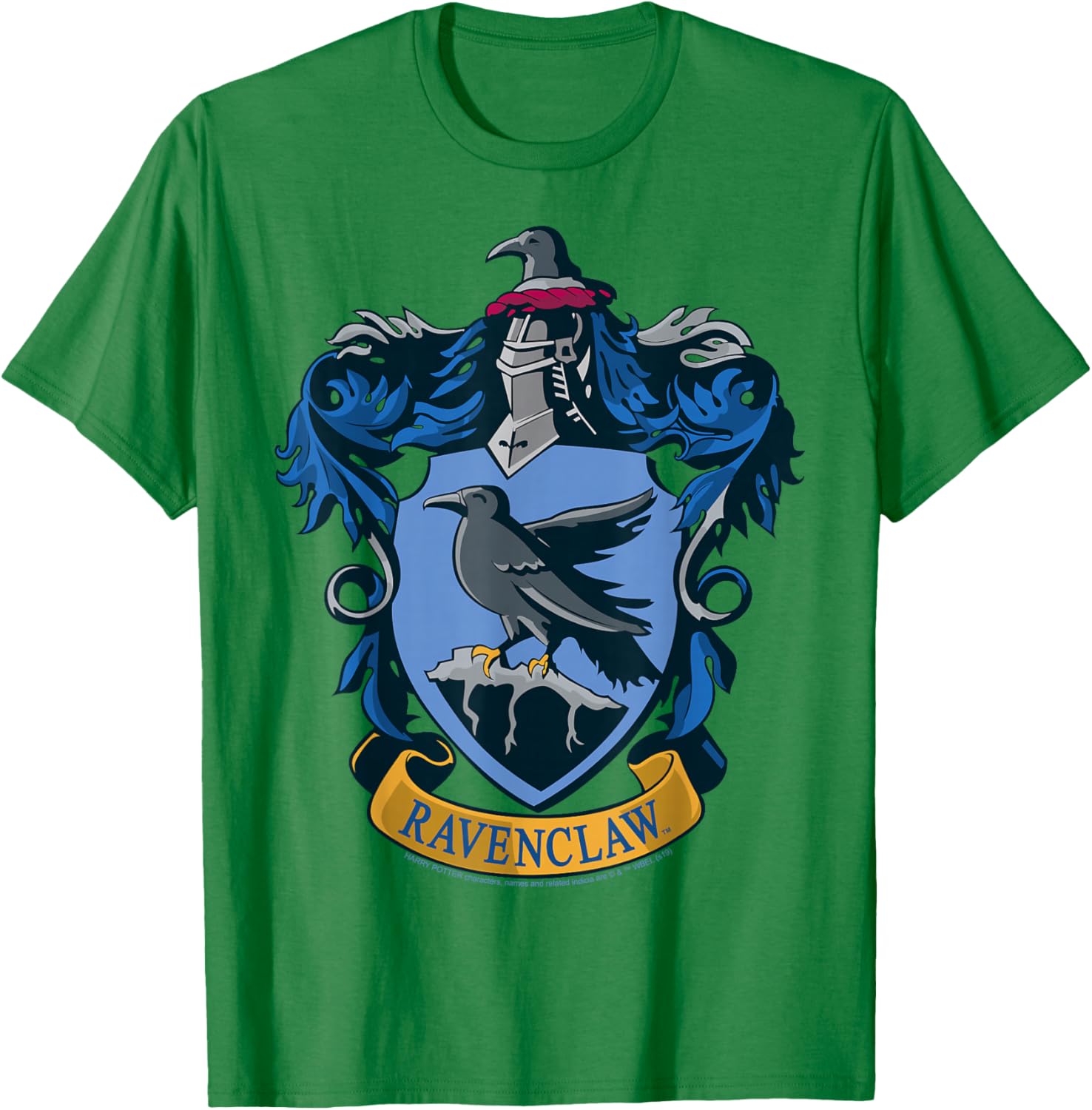 Ravenclaw Hogwarts House Nouveau Crest T-Shirt for Harry Potter Fans - 13