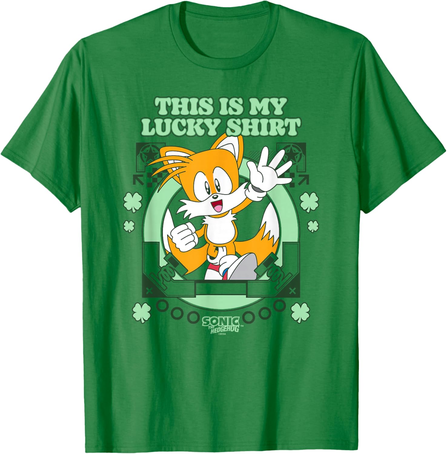 Sonic the Hedgehog Lucky T-Shirt for Happy Tails Fans and Gamers - 2