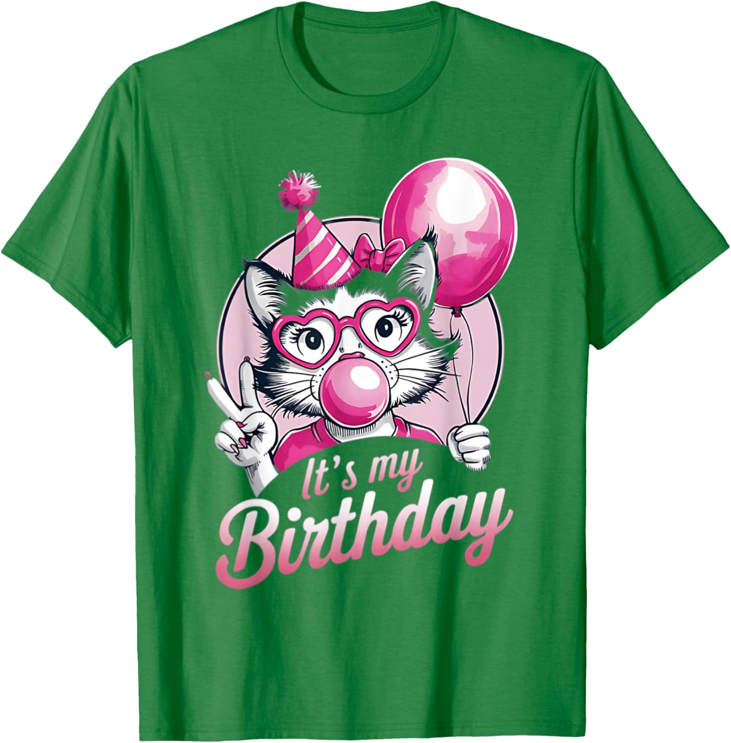 Retro Vintage Monkey Birthday Girls T-Shirt Fun Party Apparel - 14